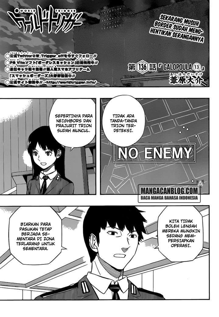 Baca Komik World Trigger Chapter 136 Gambar 1