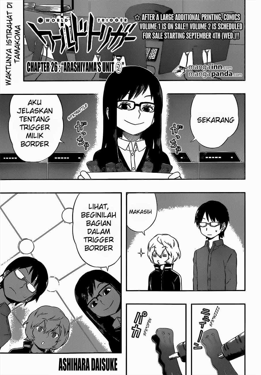 Baca Manga World Trigger Chapter 26 Gambar 2