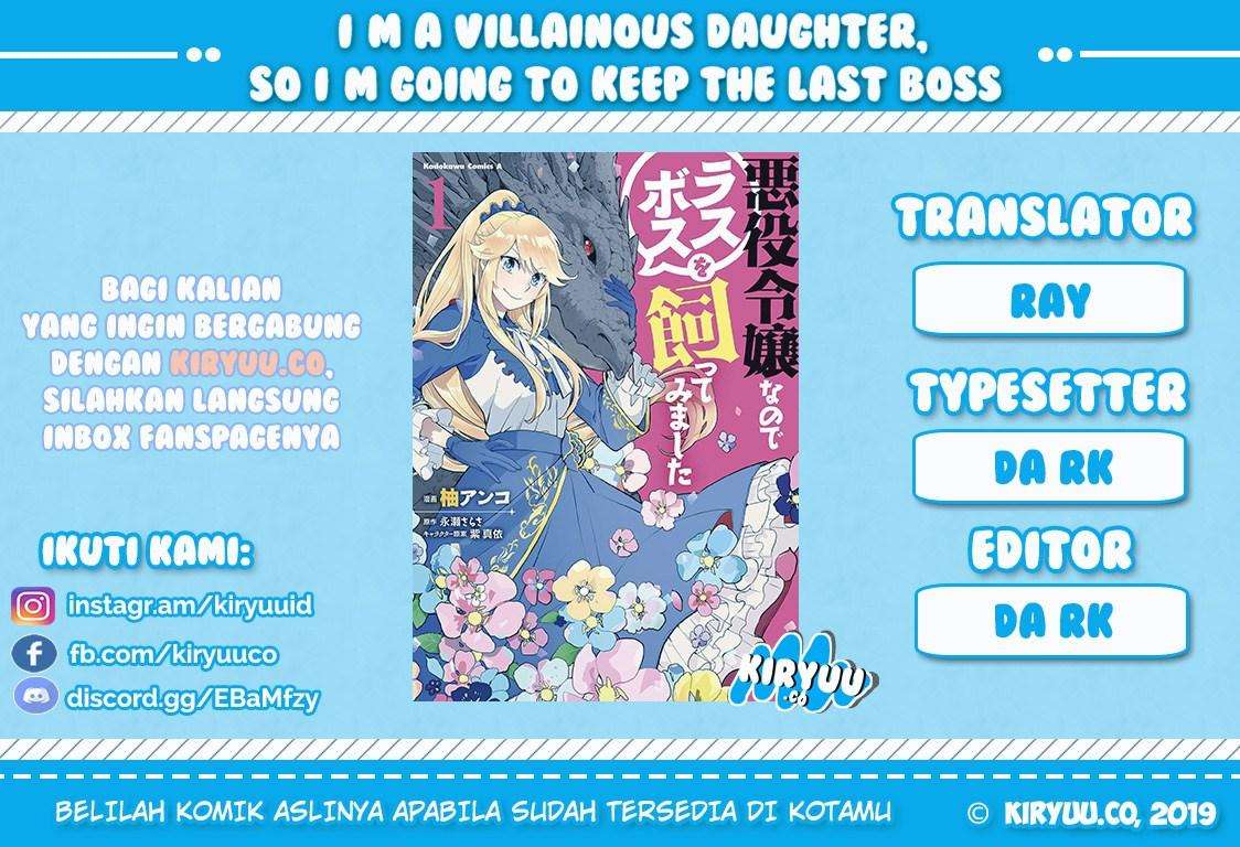 Baca Komik I’m a Villainous Daughter so I’m going to keep the Last Boss Chapter 2 Gambar 1