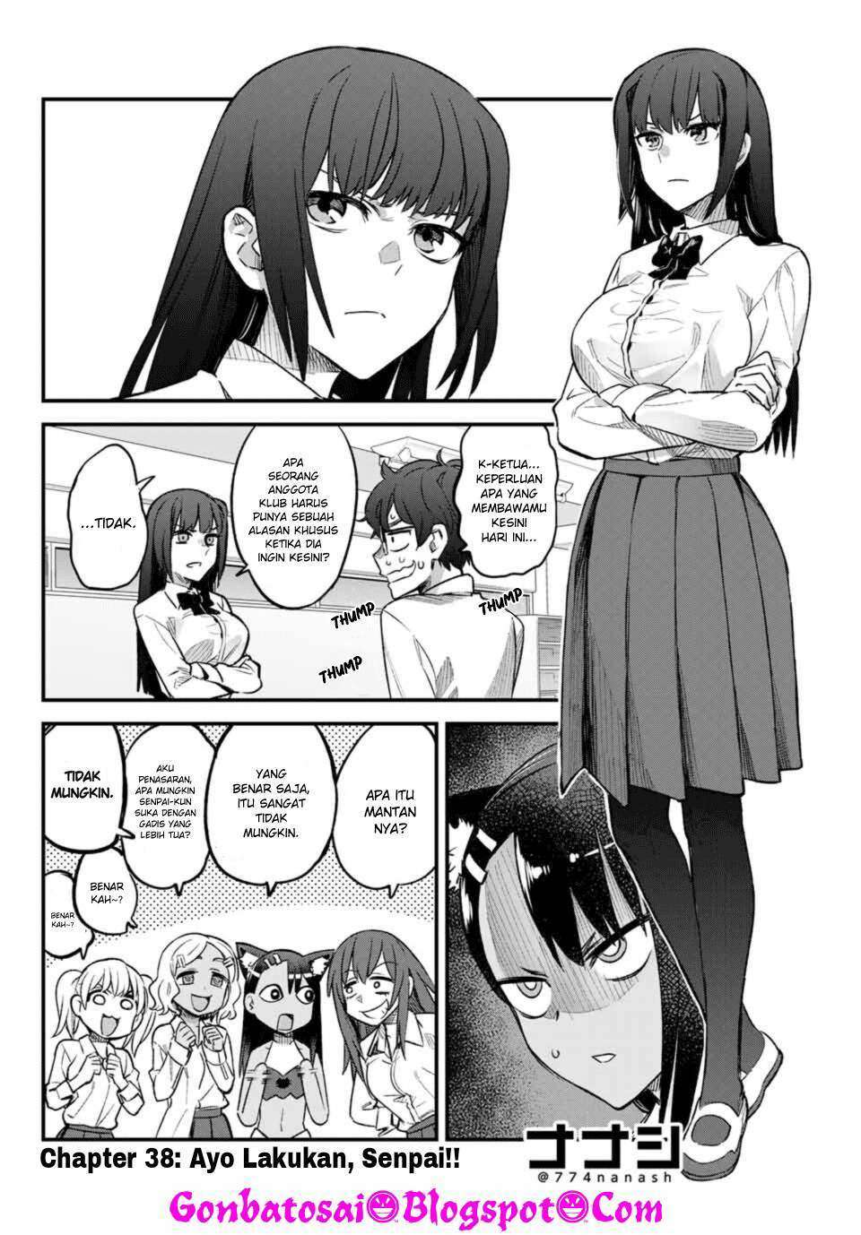 Ijiranaide, Nagatoro-san Chapter 38 Gambar 3