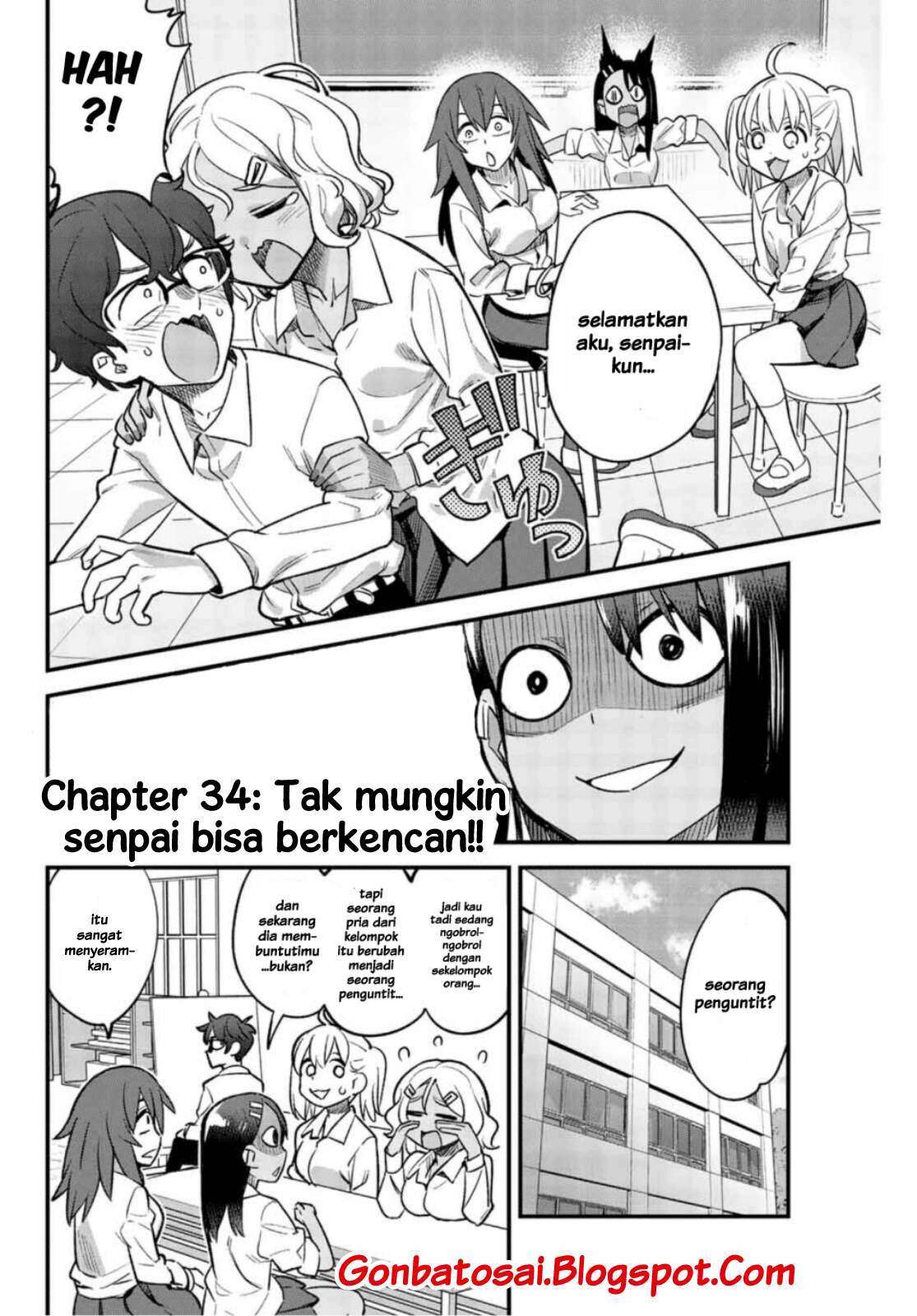 Ijiranaide, Nagatoro-san Chapter 34 Gambar 3