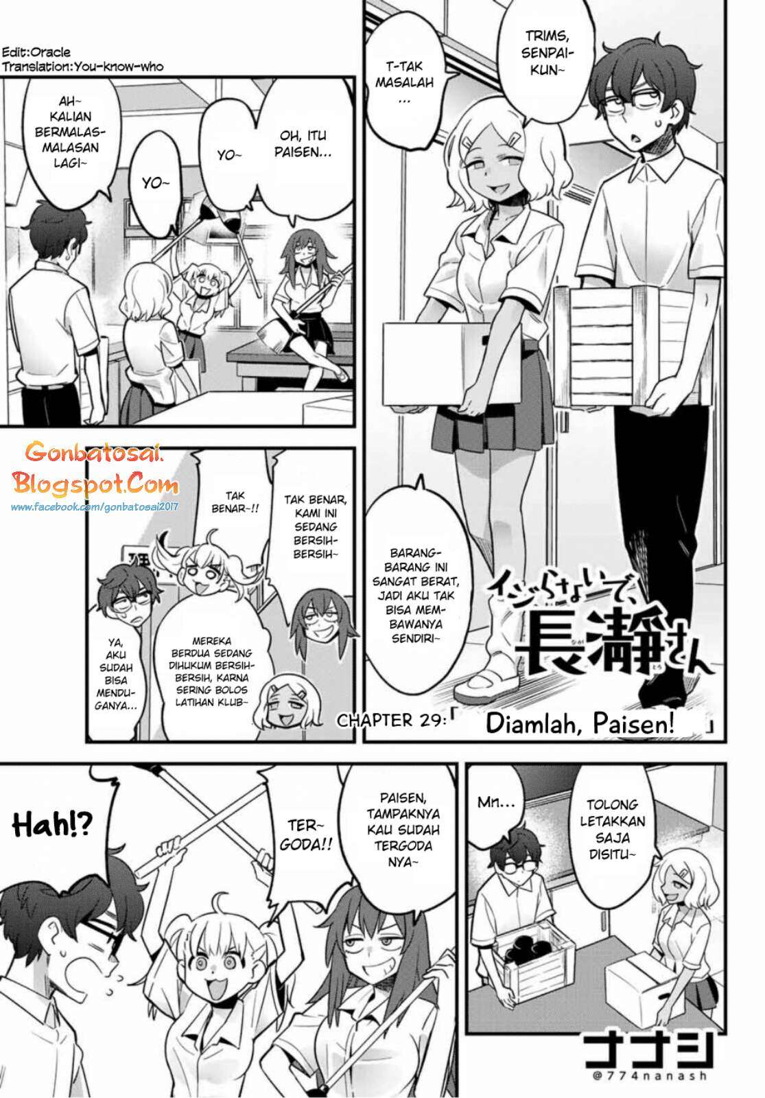 Baca Manga Ijiranaide, Nagatoro-san Chapter 29 Gambar 2