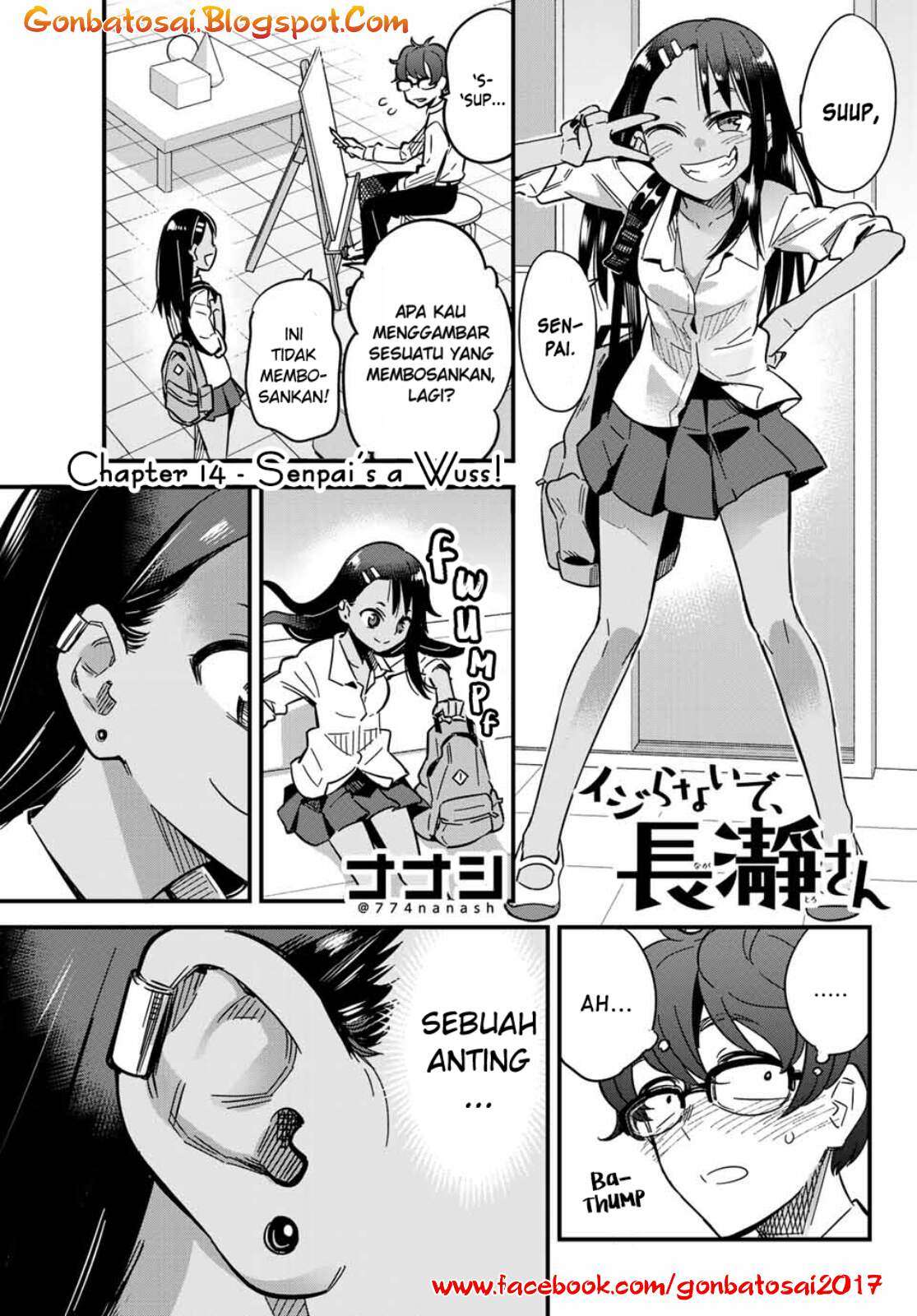 Baca Manga Ijiranaide, Nagatoro-san Chapter 14 Gambar 2
