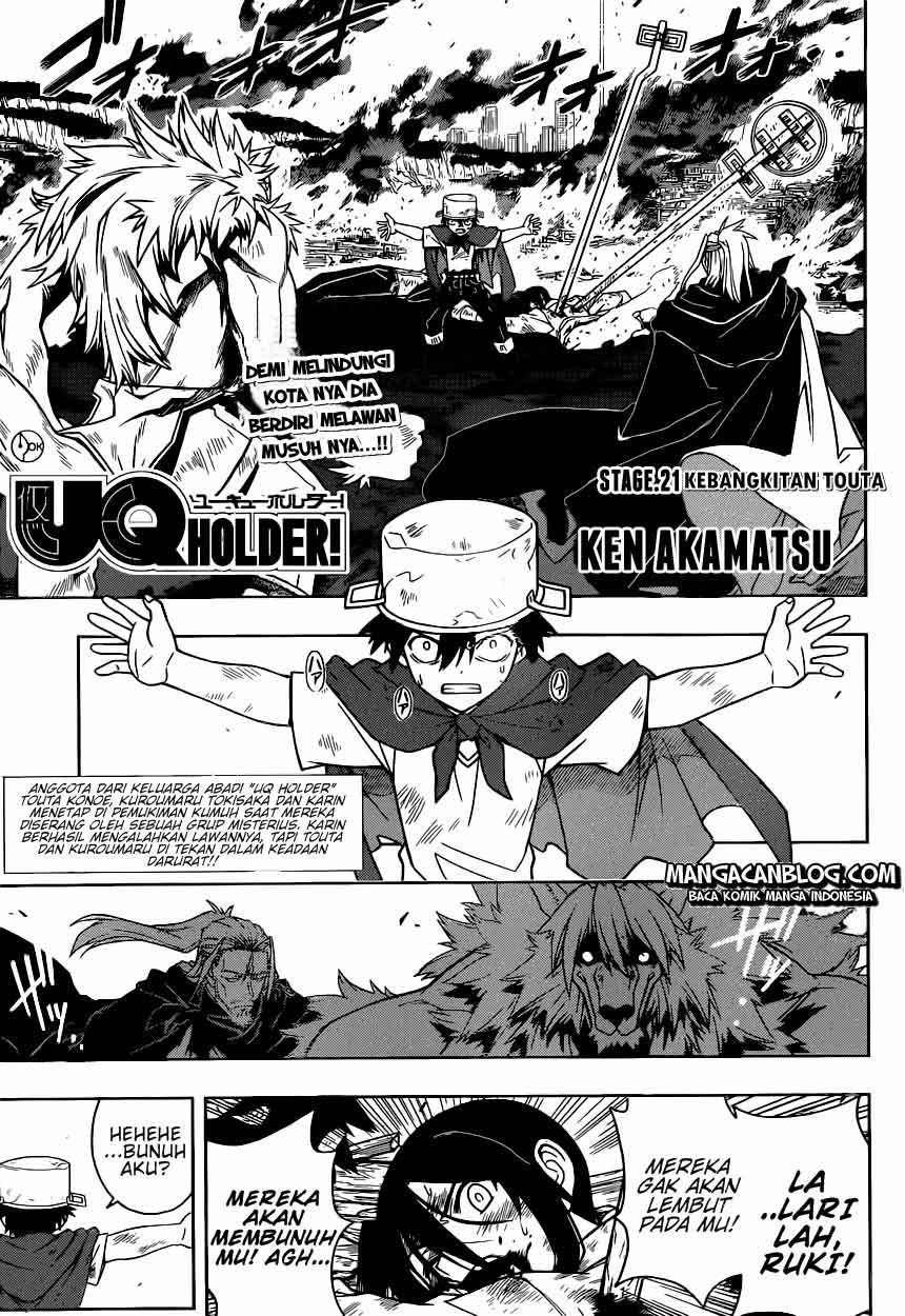 Baca Komik UQ Holder! Chapter 21 Gambar 1