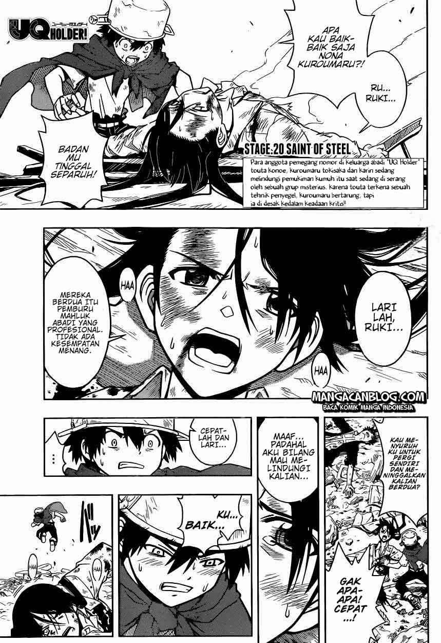 Baca Komik UQ Holder! Chapter 20 Gambar 1