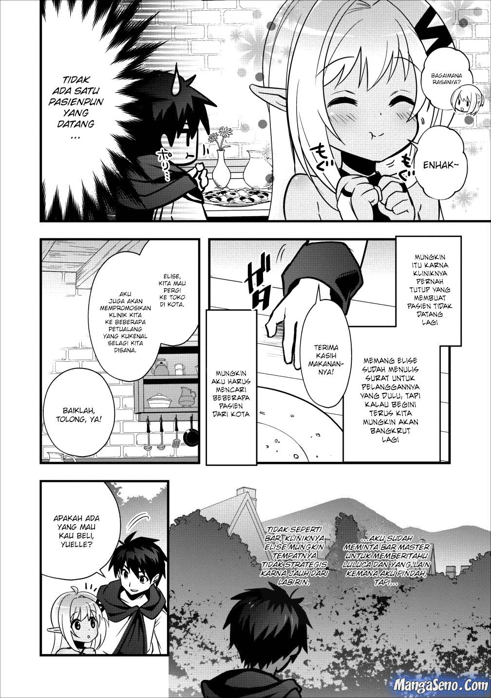 Isekai no Meikyuu Toshi de Chiyu Mahoutsukai Yattemasu Chapter 7 Gambar 12