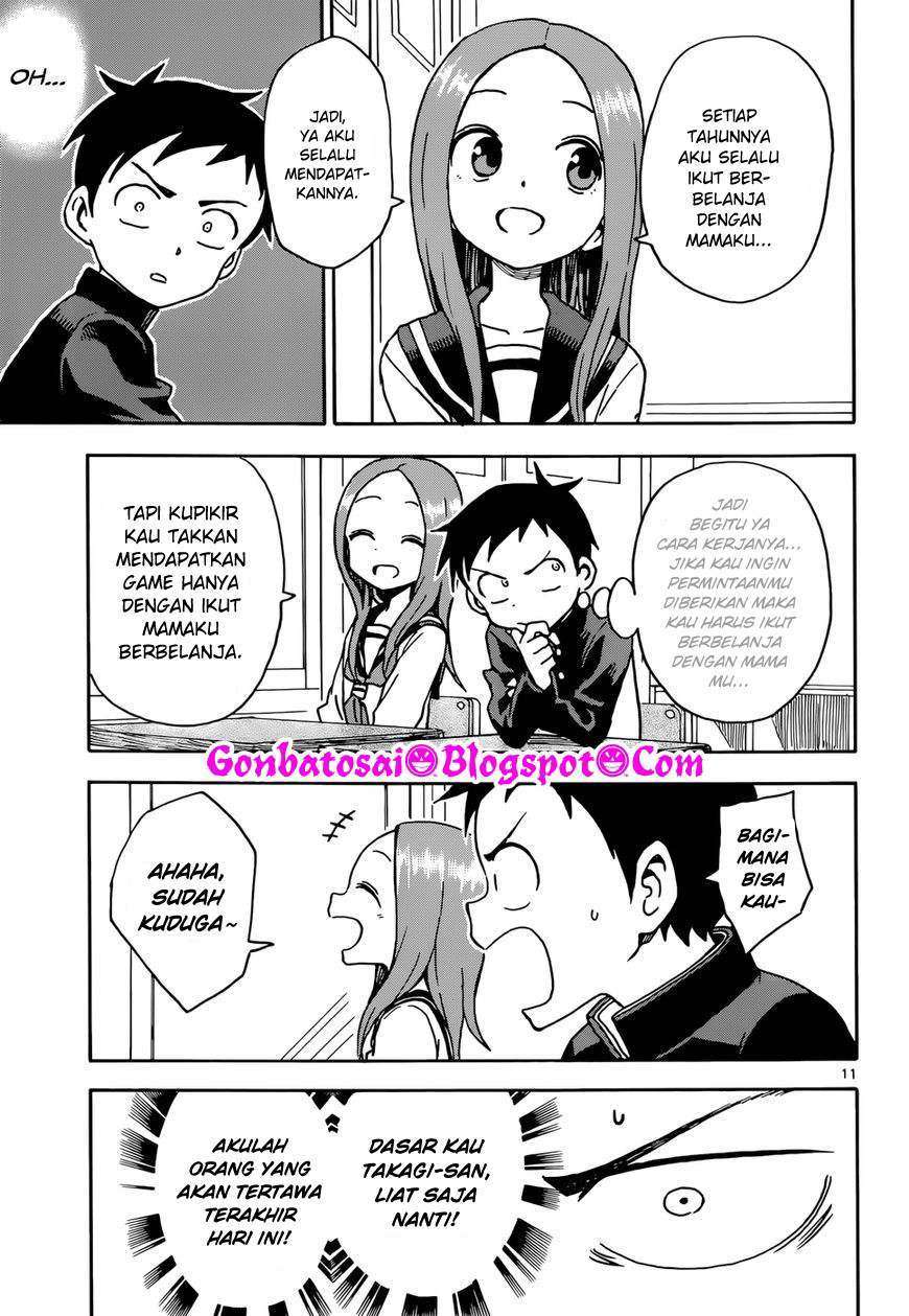 Karakai Jouzu no Takagi-san Chapter 69 Gambar 14