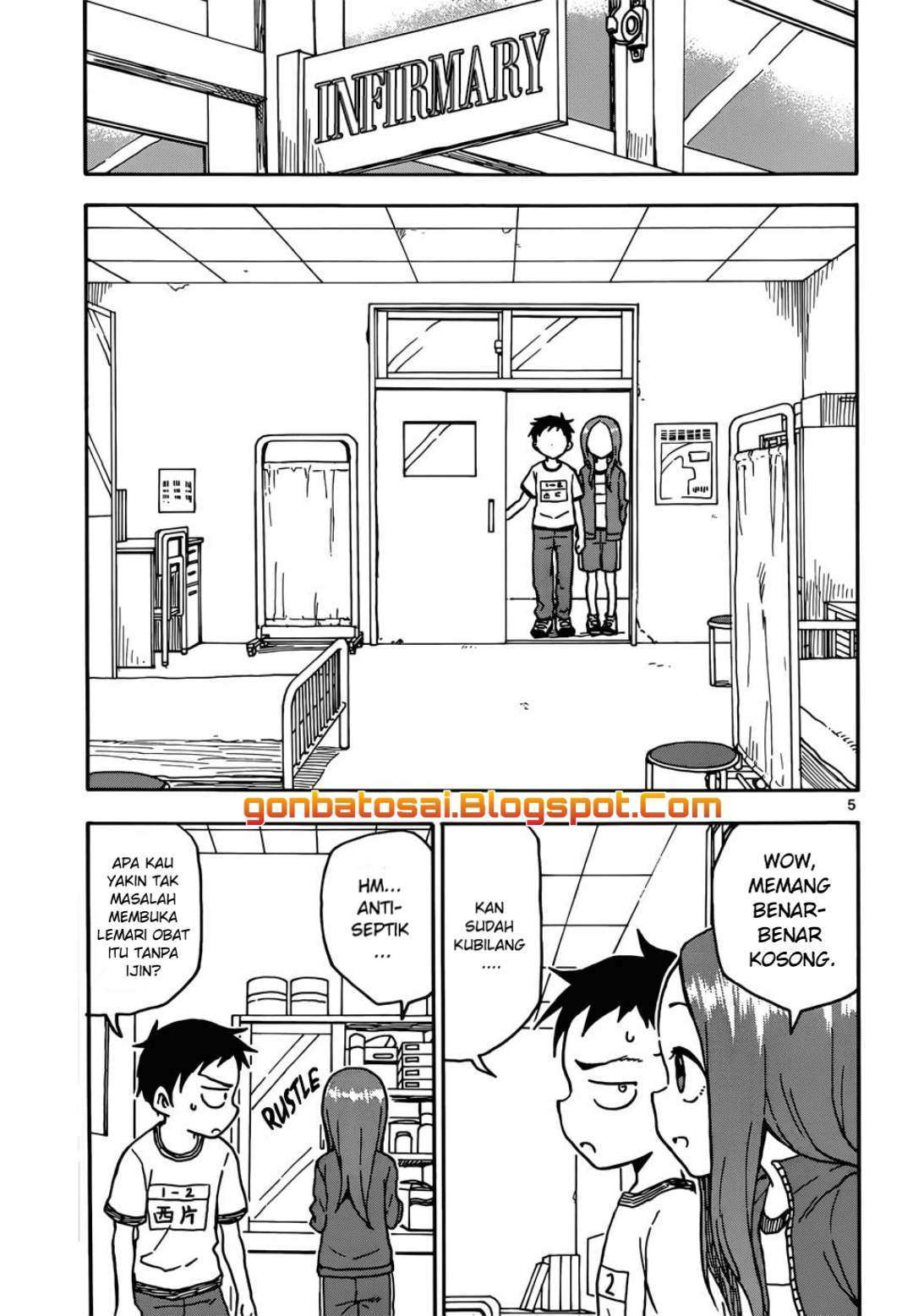 Karakai Jouzu no Takagi-san Chapter 68 Gambar 6