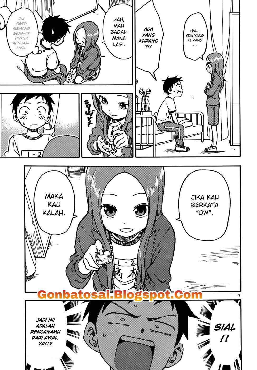 Karakai Jouzu no Takagi-san Chapter 68 Gambar 8