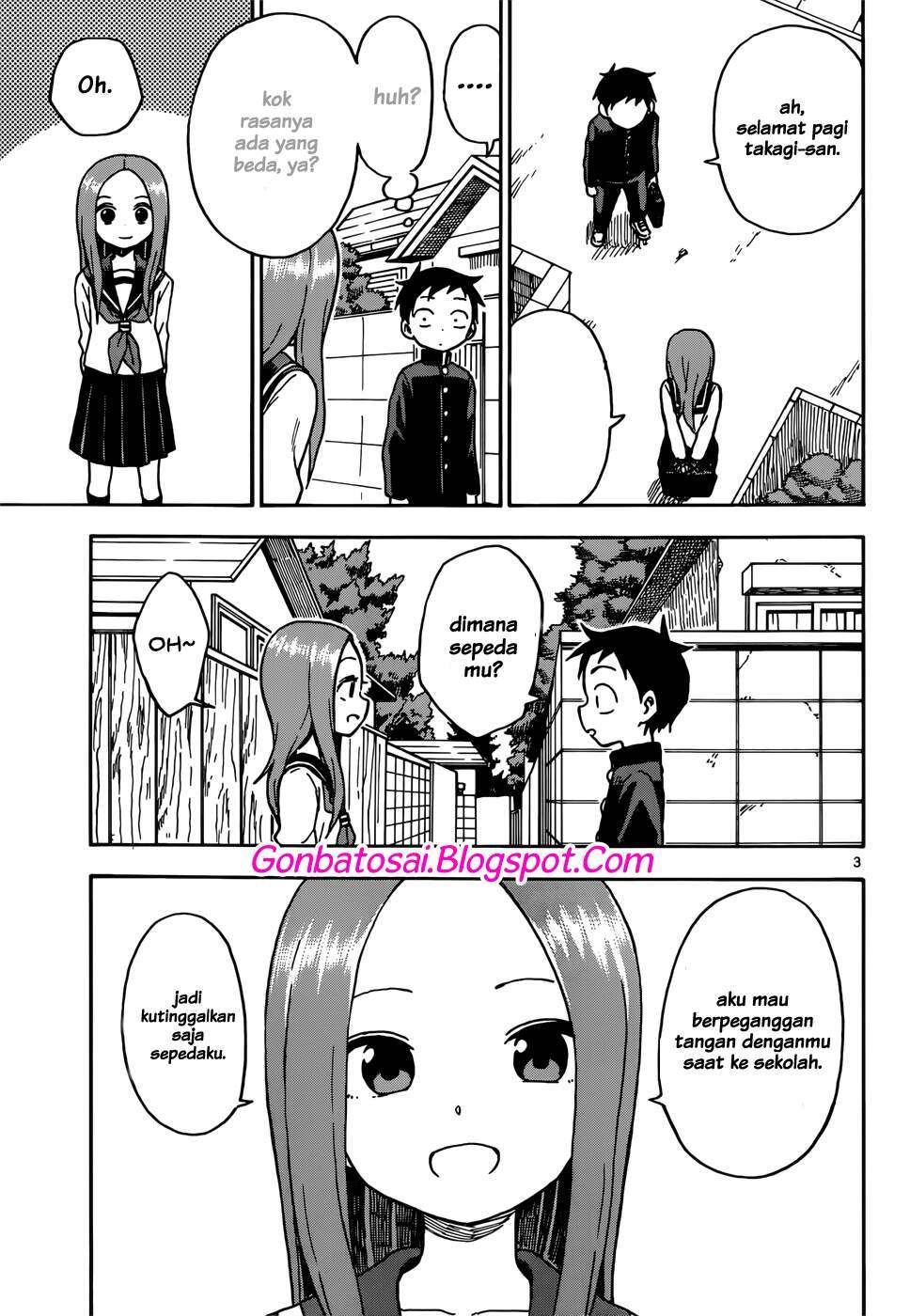 Karakai Jouzu no Takagi-san Chapter 67 Gambar 5