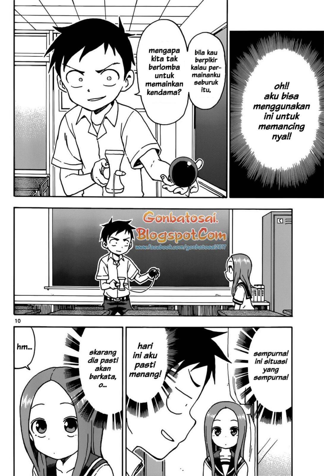 Karakai Jouzu no Takagi-san Chapter 65 Gambar 10