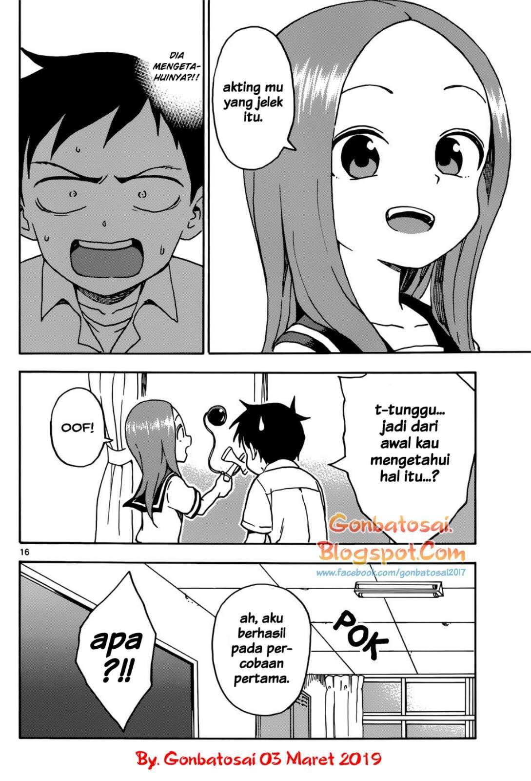 Karakai Jouzu no Takagi-san Chapter 65 Gambar 17