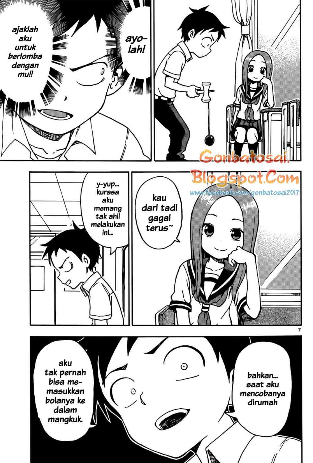 Karakai Jouzu no Takagi-san Chapter 65 Gambar 6