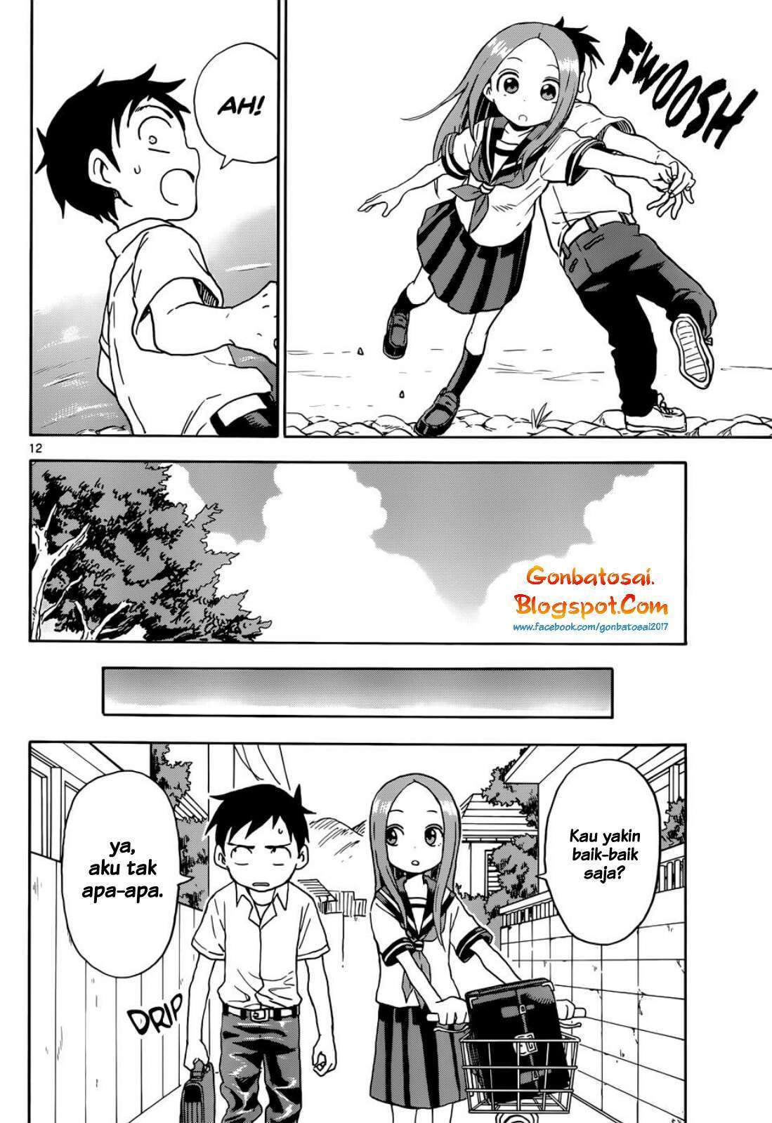 Karakai Jouzu no Takagi-san Chapter 64 Gambar 15