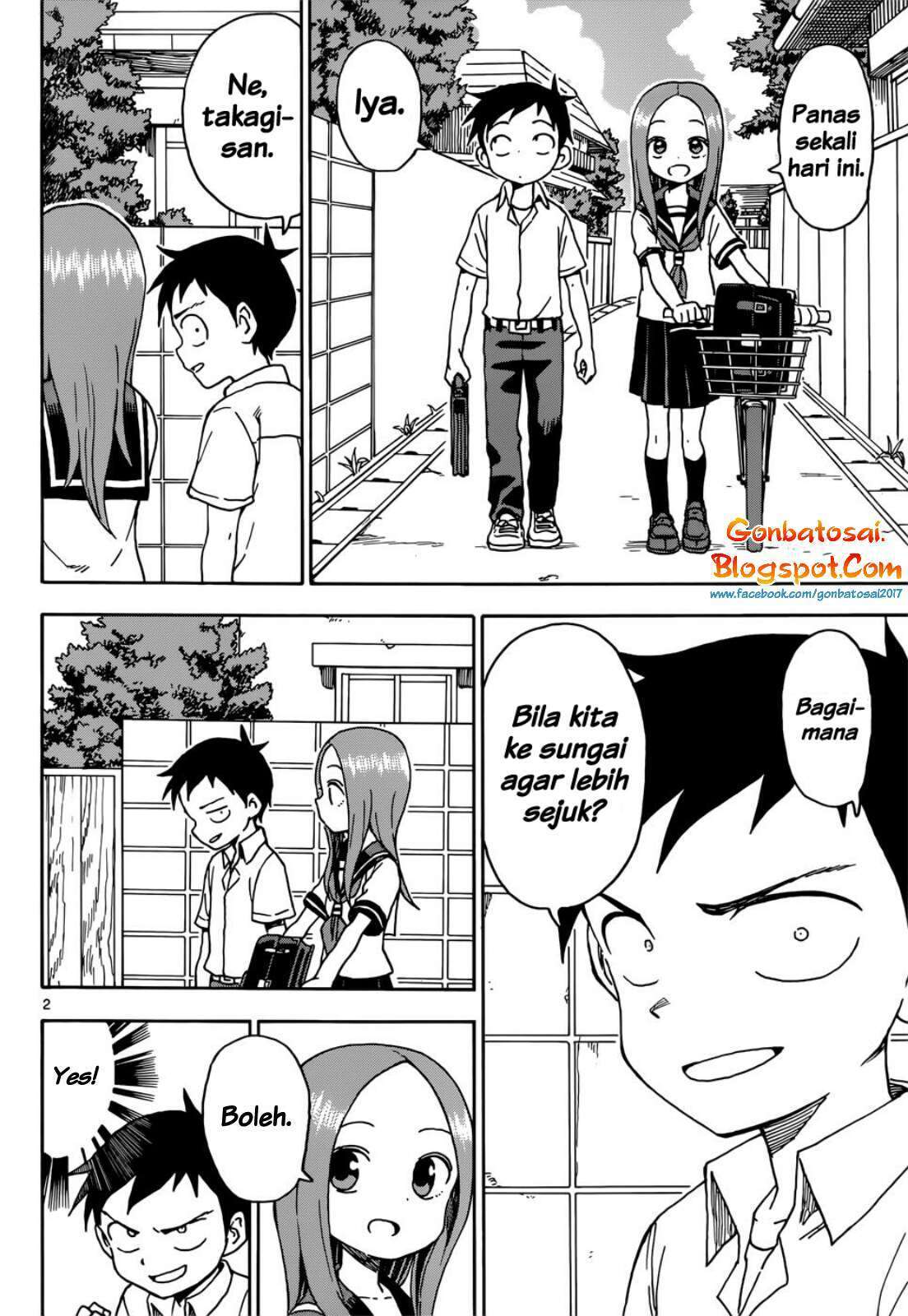 Karakai Jouzu no Takagi-san Chapter 64 Gambar 4