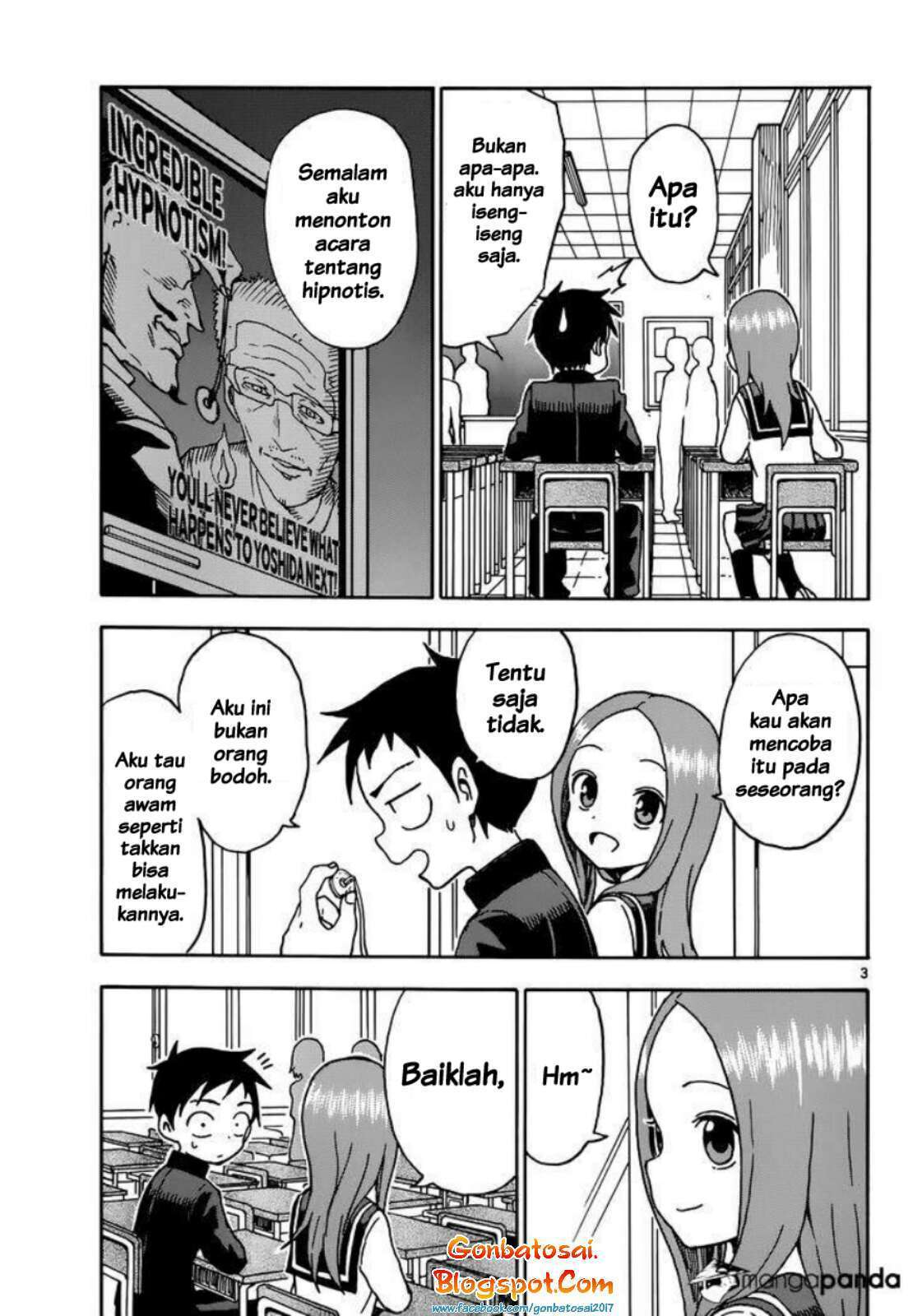 Karakai Jouzu no Takagi-san Chapter 63 Gambar 6