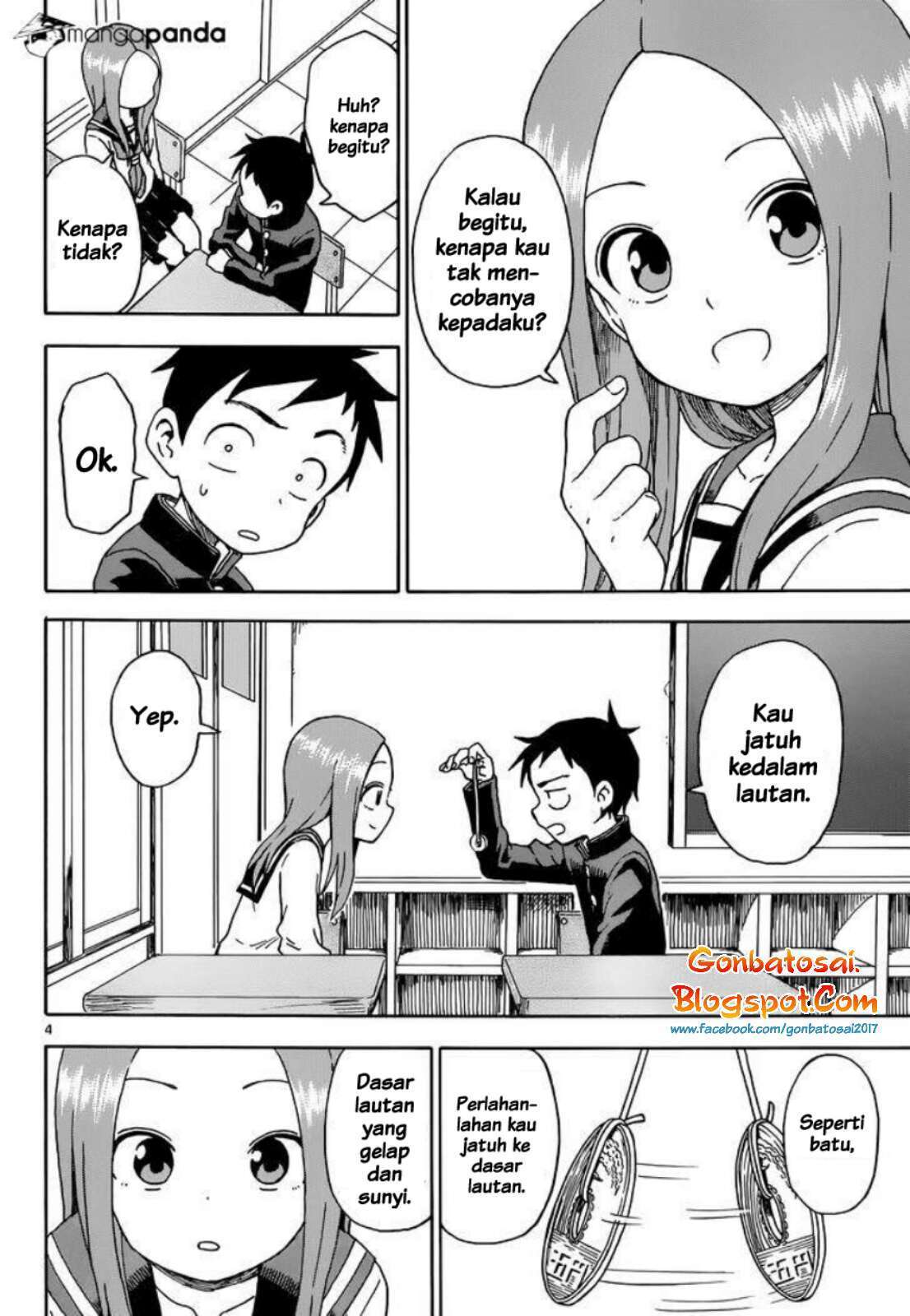 Karakai Jouzu no Takagi-san Chapter 63 Gambar 7