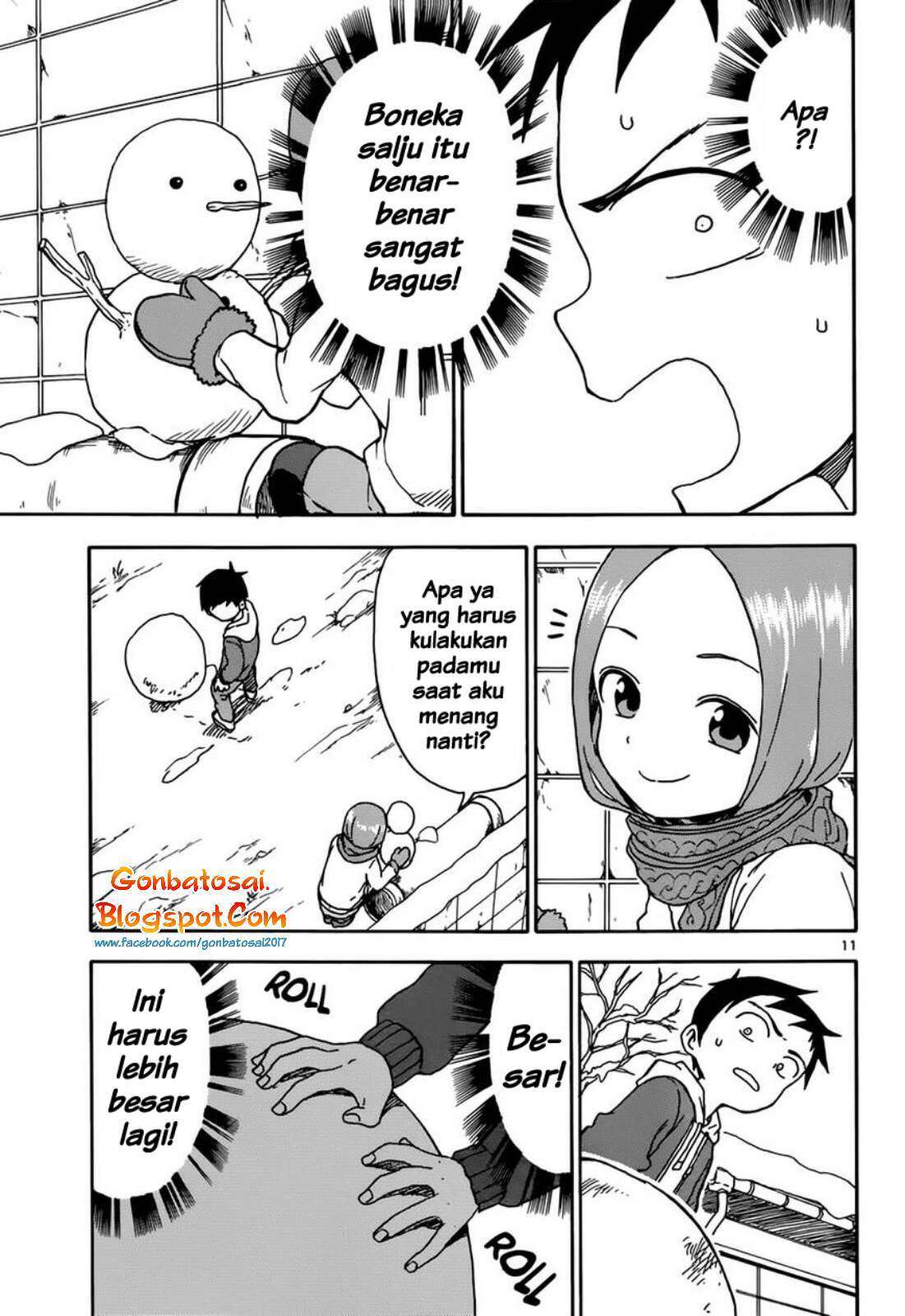 Karakai Jouzu no Takagi-san Chapter 62 Gambar 14