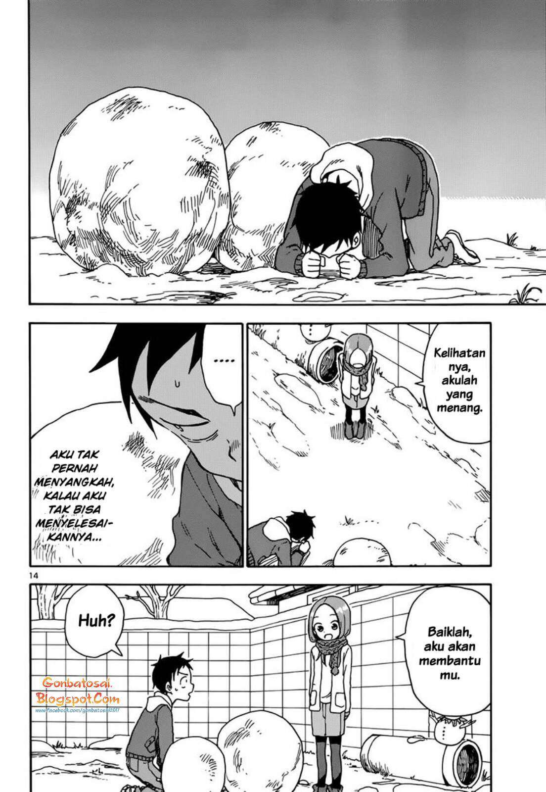 Karakai Jouzu no Takagi-san Chapter 62 Gambar 17