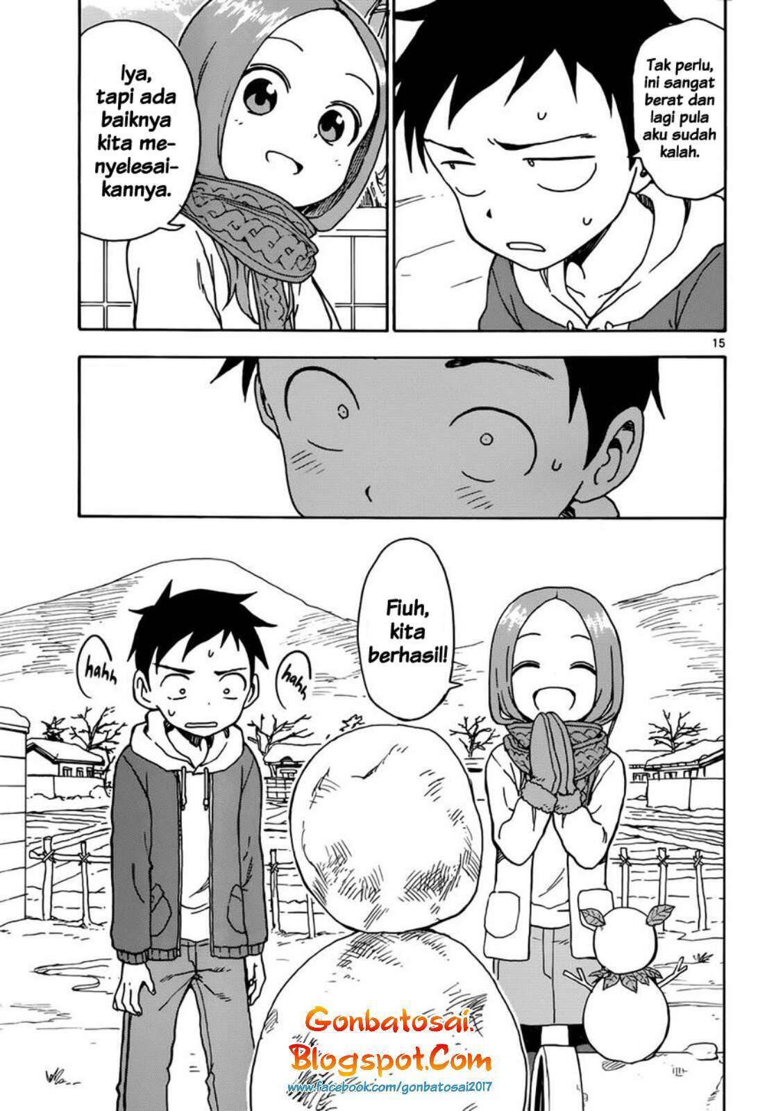 Karakai Jouzu no Takagi-san Chapter 62 Gambar 18