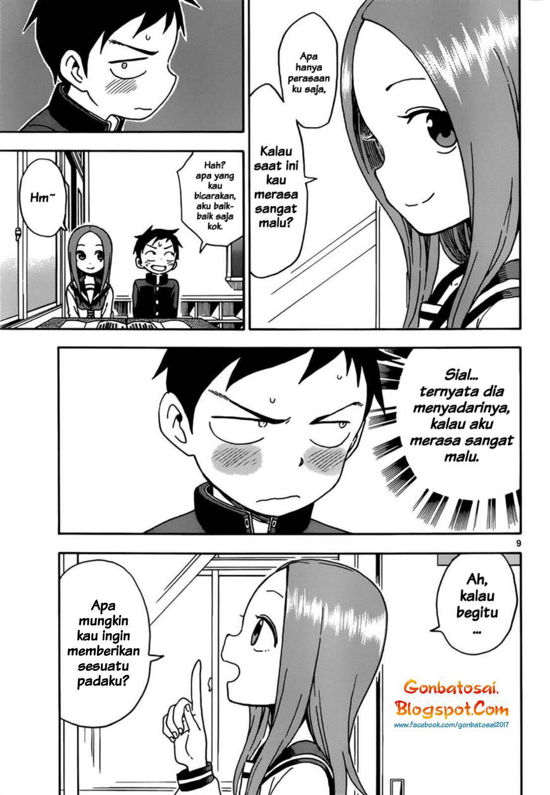 Karakai Jouzu no Takagi-san Chapter 61 Gambar 13