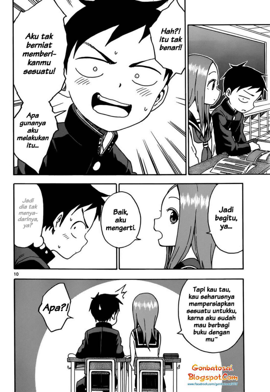 Karakai Jouzu no Takagi-san Chapter 61 Gambar 14