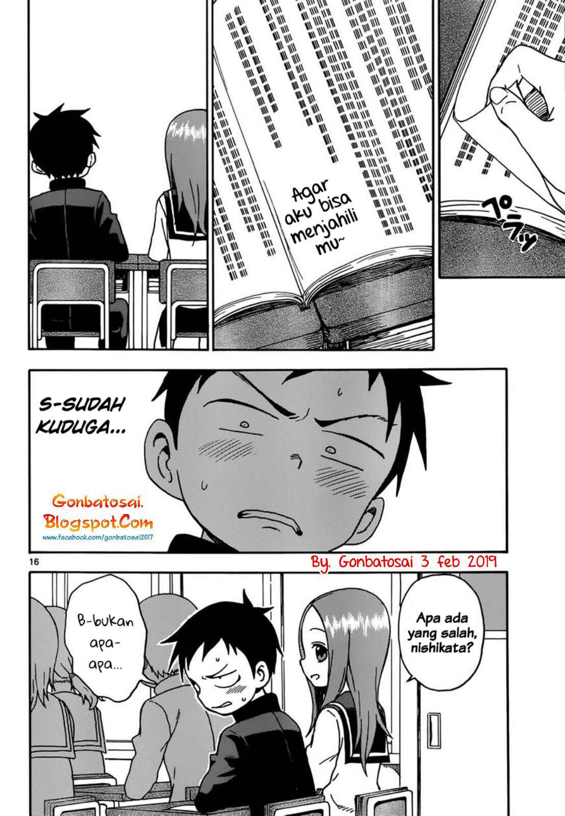 Karakai Jouzu no Takagi-san Chapter 61 Gambar 20