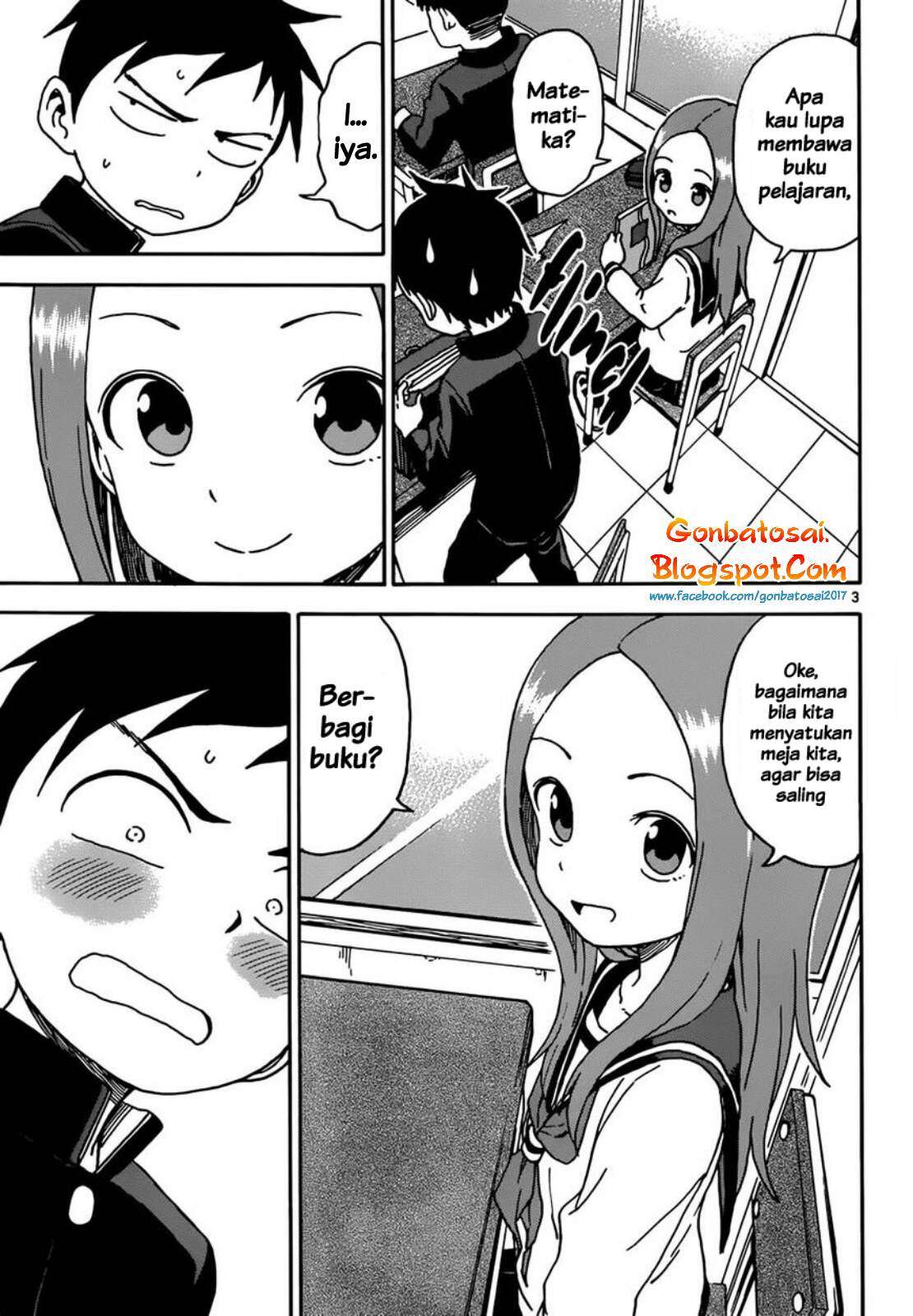 Karakai Jouzu no Takagi-san Chapter 61 Gambar 5