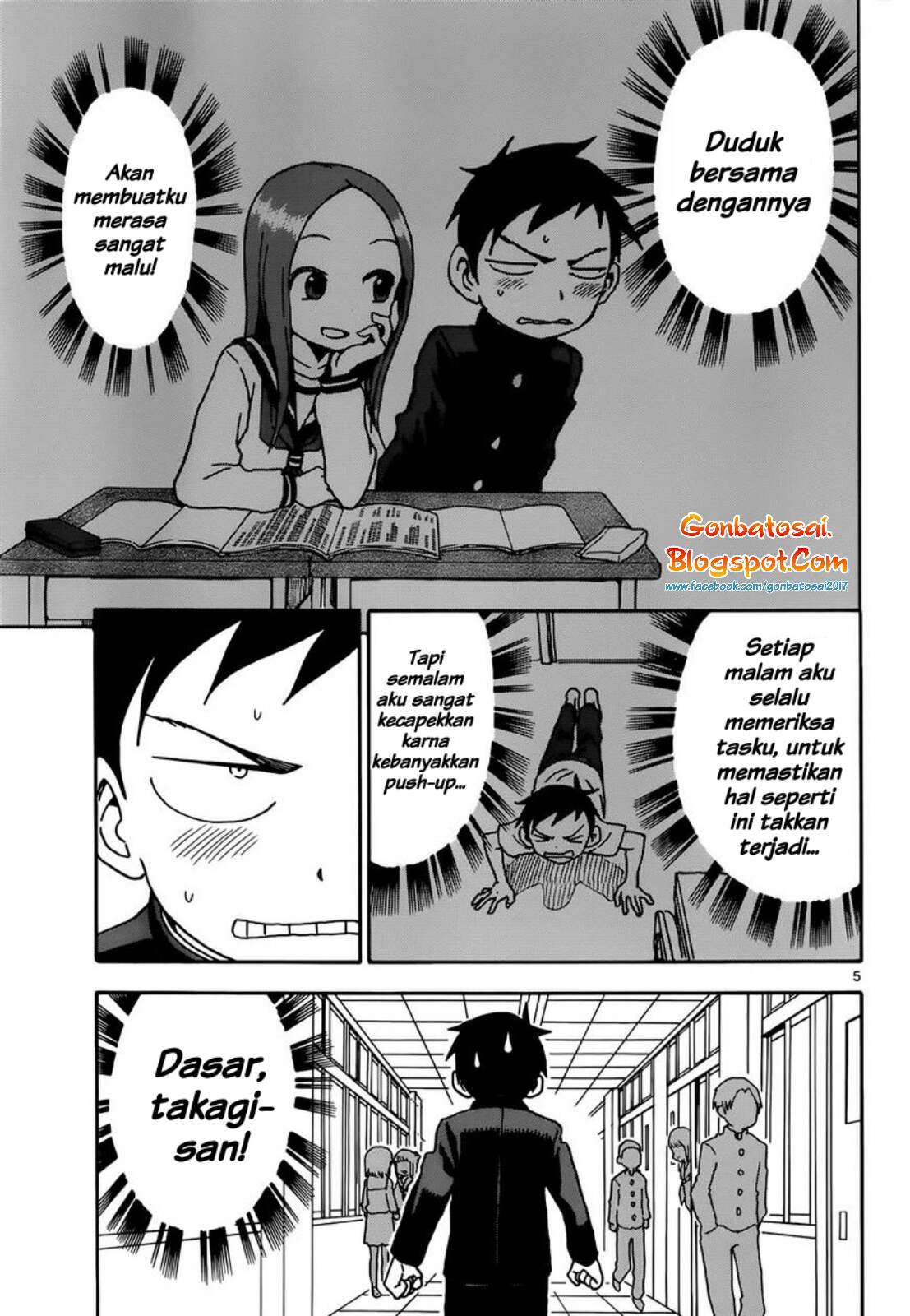 Karakai Jouzu no Takagi-san Chapter 61 Gambar 7