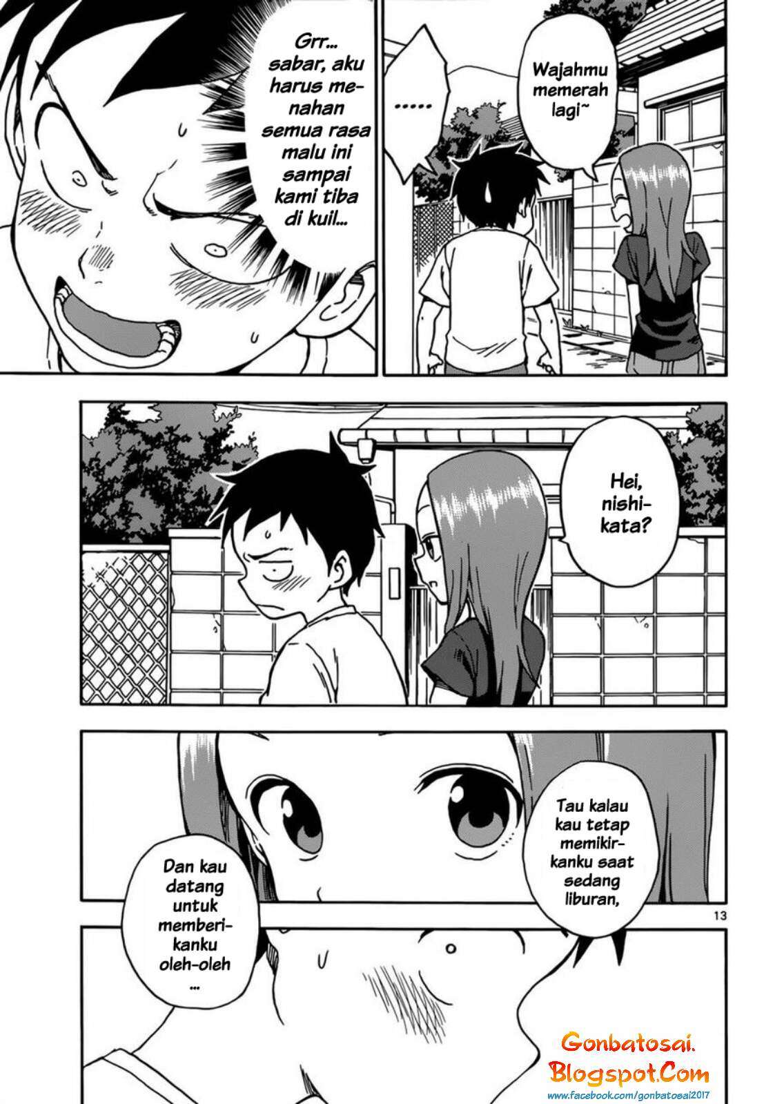 Karakai Jouzu no Takagi-san Chapter 60 Gambar 14