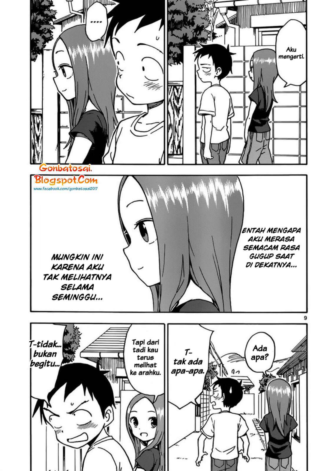 Karakai Jouzu no Takagi-san Chapter 60 Gambar 9