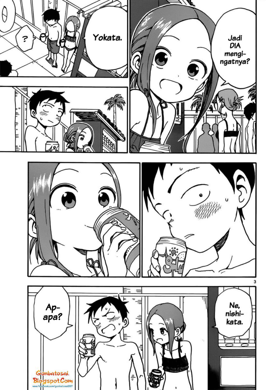 Karakai Jouzu no Takagi-san Chapter 59 Gambar 4