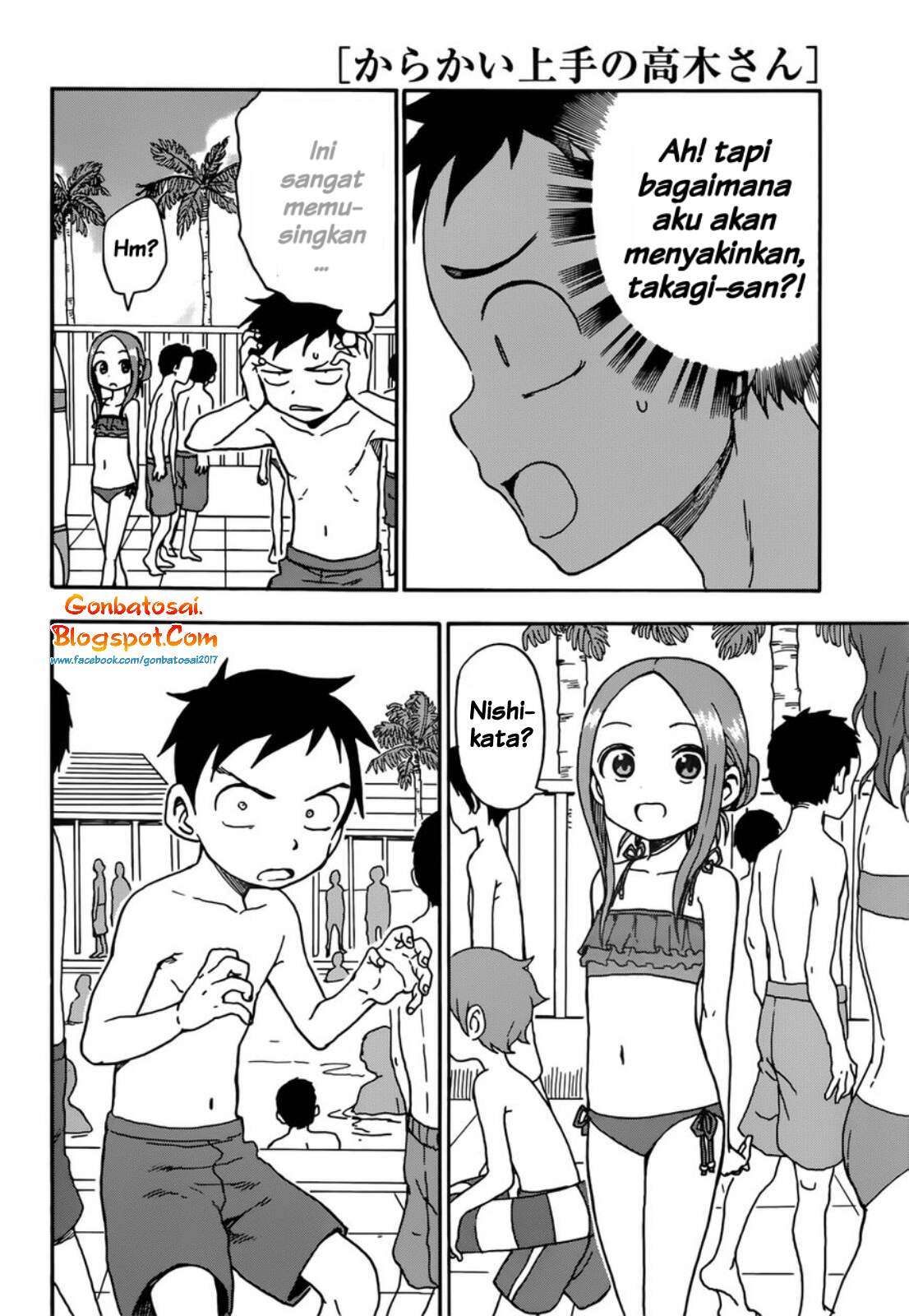 Karakai Jouzu no Takagi-san Chapter 58 Gambar 14