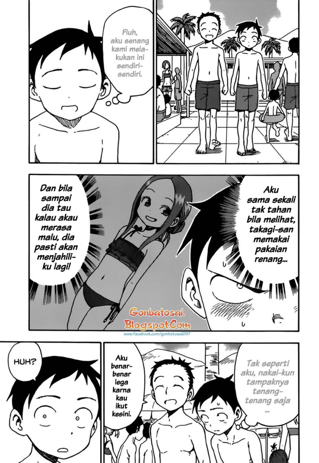 Karakai Jouzu no Takagi-san Chapter 58 Gambar 4