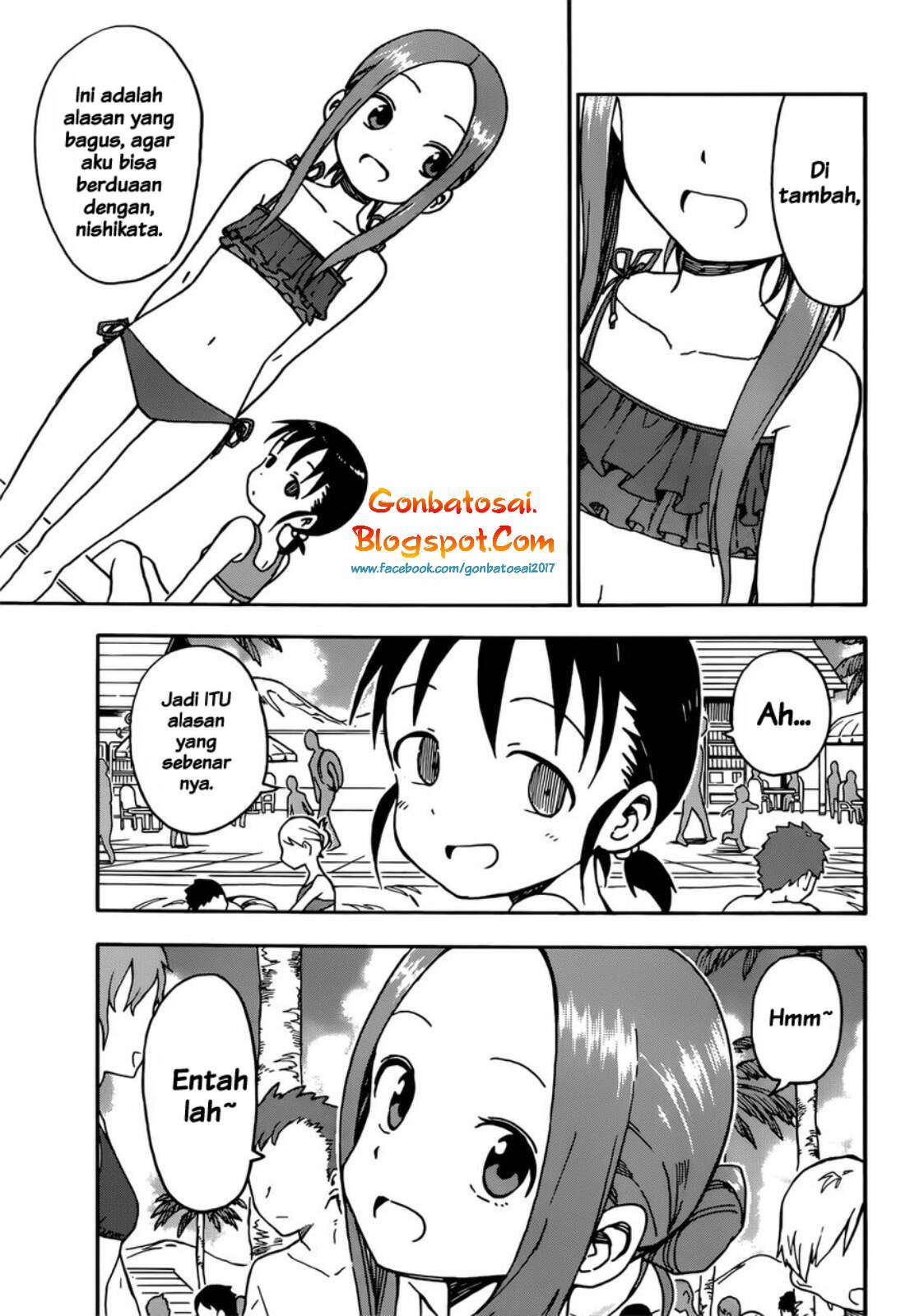 Karakai Jouzu no Takagi-san Chapter 57 Gambar 17