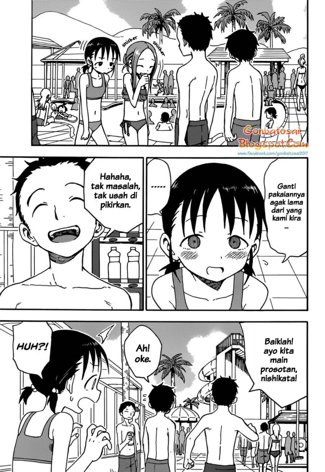 Karakai Jouzu no Takagi-san Chapter 57 Gambar 6