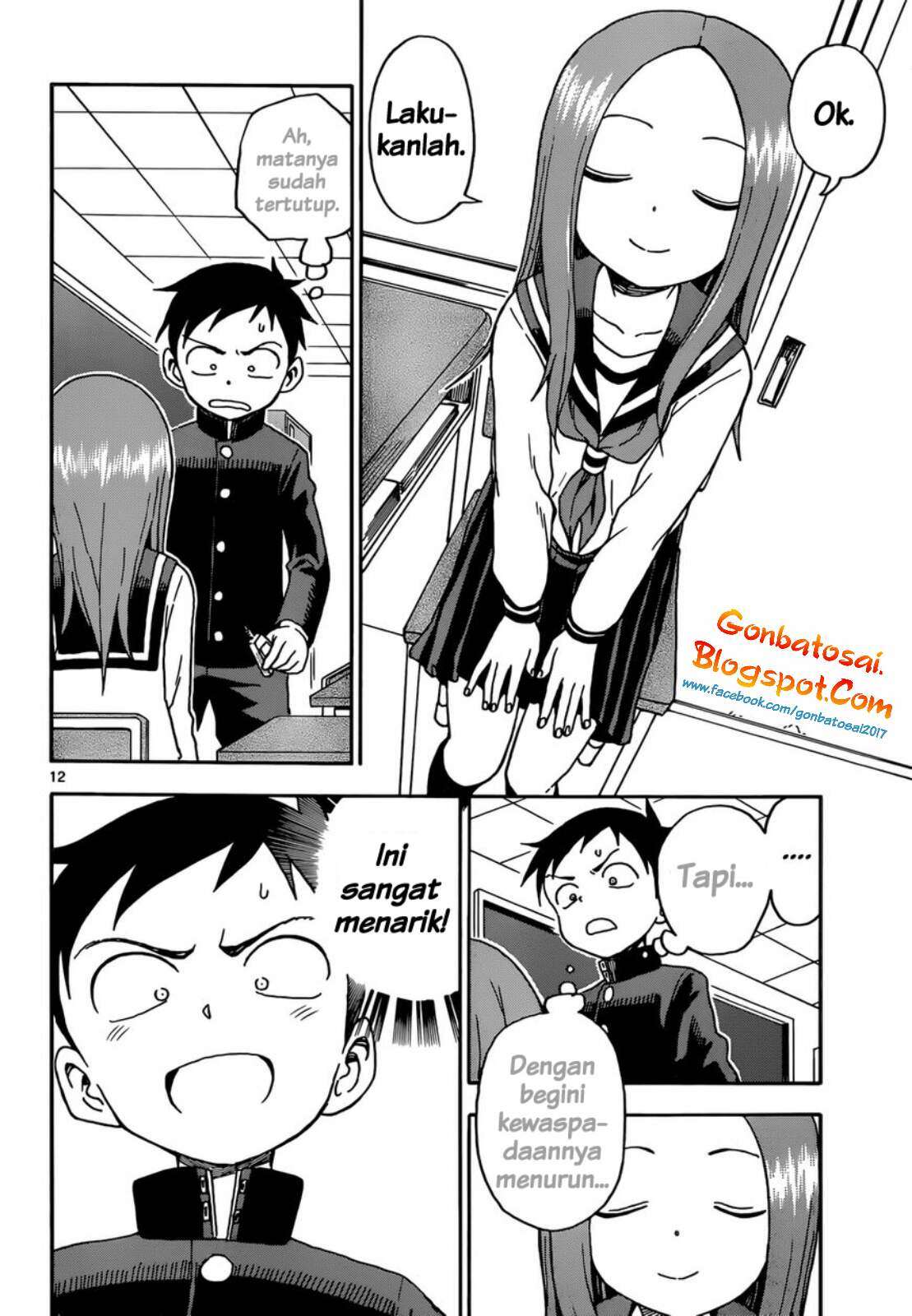 Karakai Jouzu no Takagi-san Chapter 56 Gambar 15