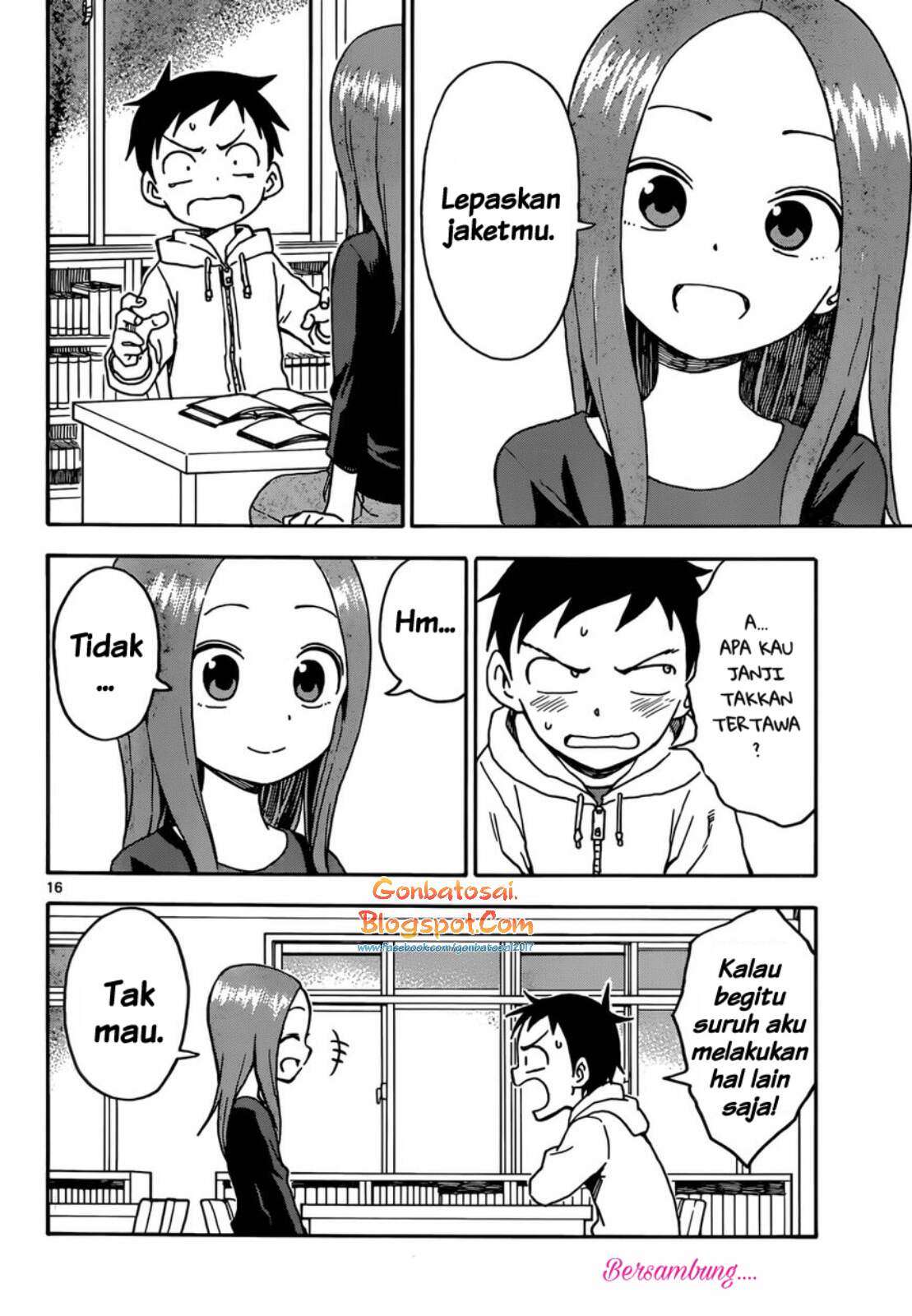 Karakai Jouzu no Takagi-san Chapter 55 Gambar 19