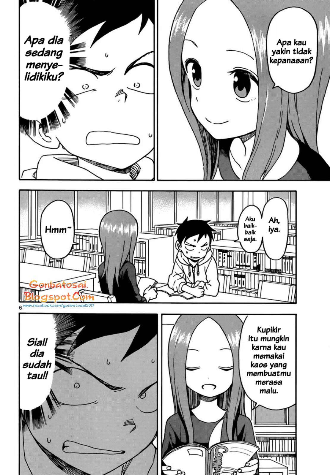 Karakai Jouzu no Takagi-san Chapter 55 Gambar 7