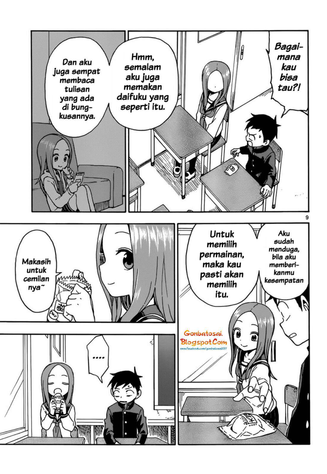 Karakai Jouzu no Takagi-san Chapter 54 Gambar 11