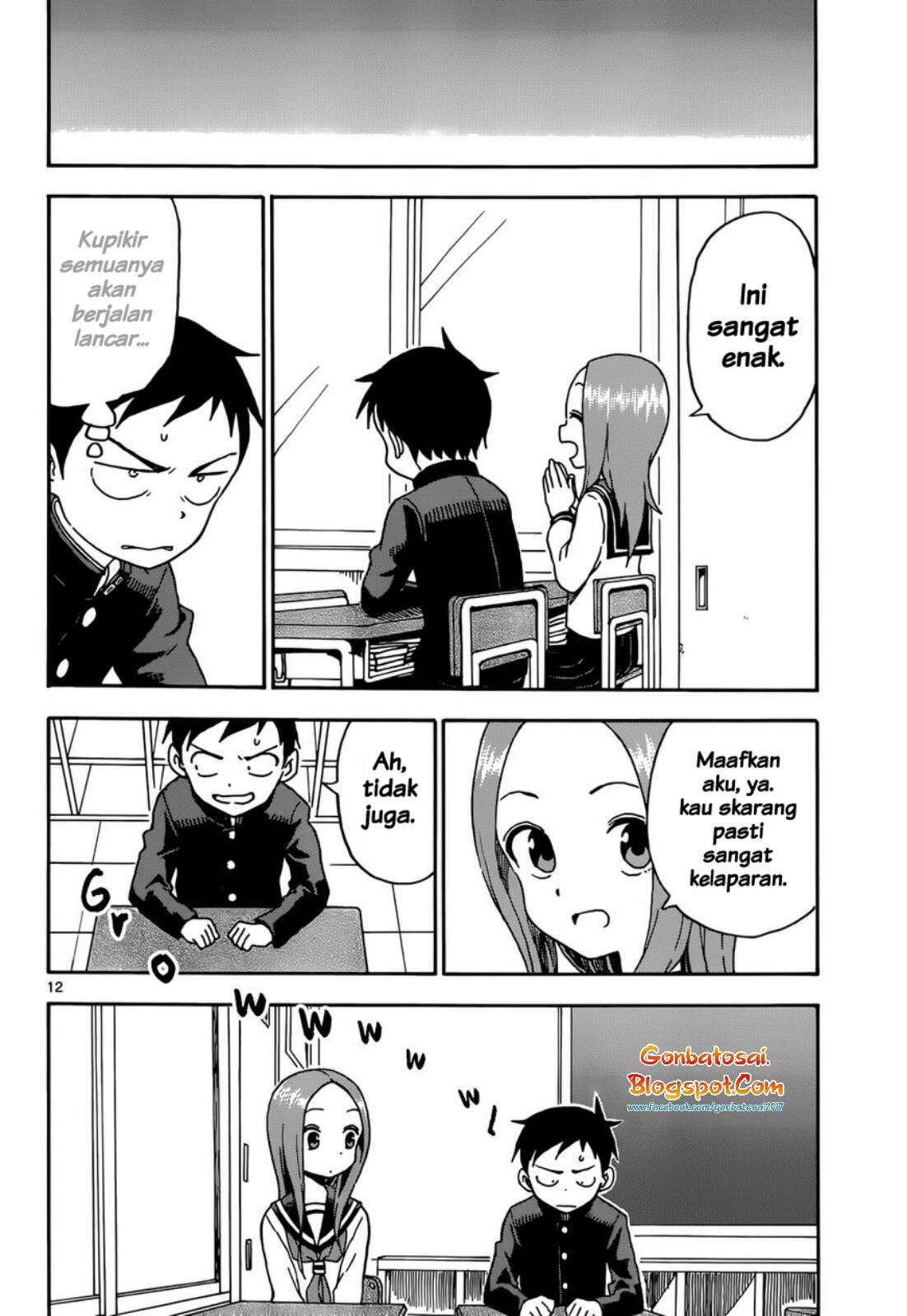 Karakai Jouzu no Takagi-san Chapter 54 Gambar 15