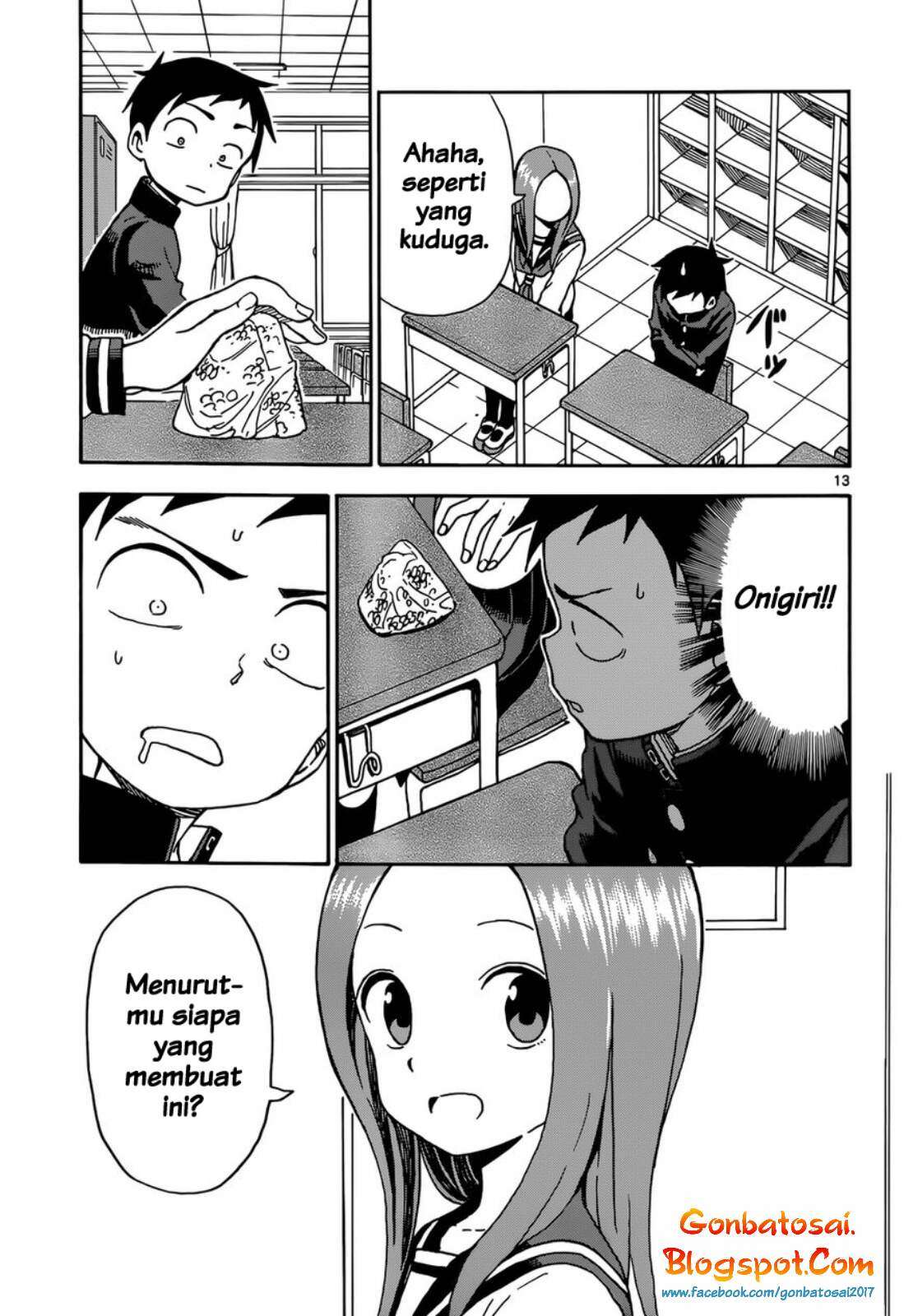 Karakai Jouzu no Takagi-san Chapter 54 Gambar 16