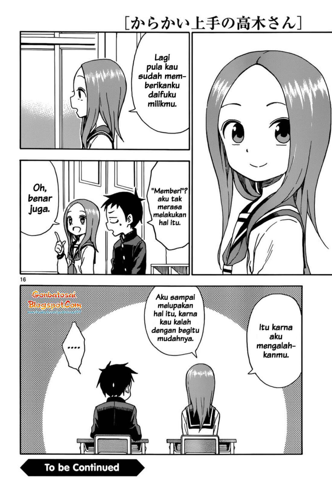 Karakai Jouzu no Takagi-san Chapter 54 Gambar 19