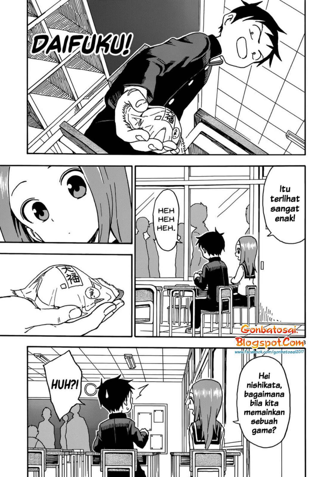 Karakai Jouzu no Takagi-san Chapter 54 Gambar 4