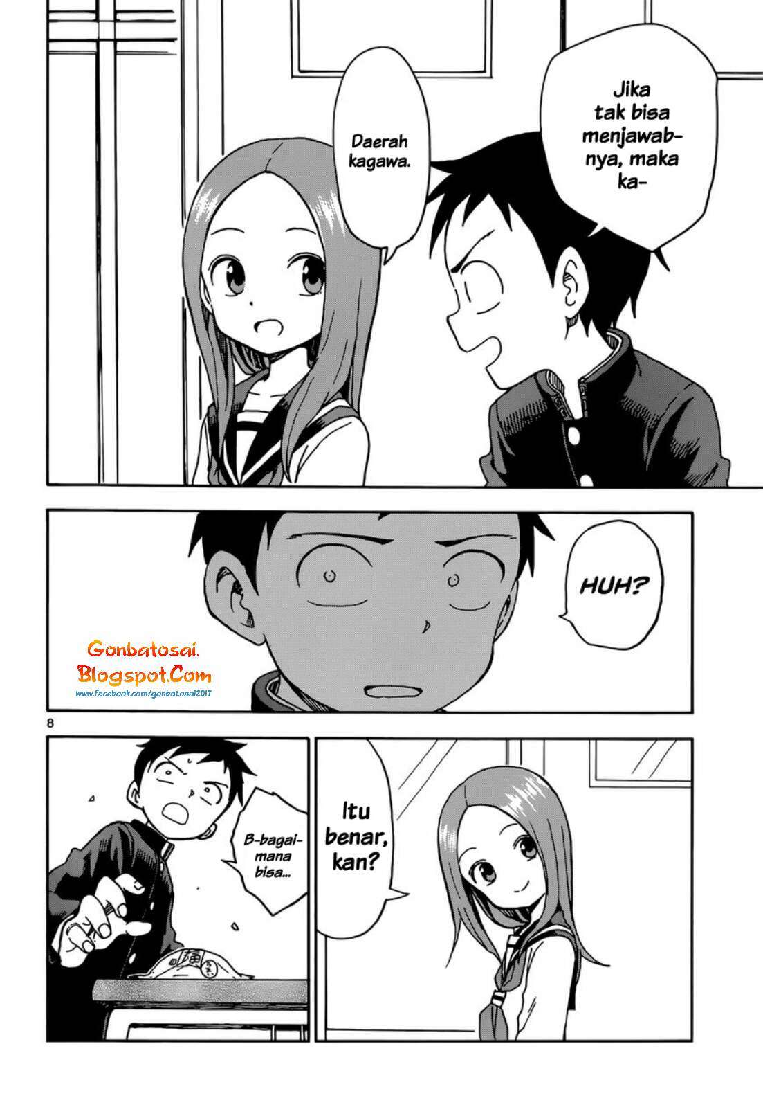 Karakai Jouzu no Takagi-san Chapter 54 Gambar 9