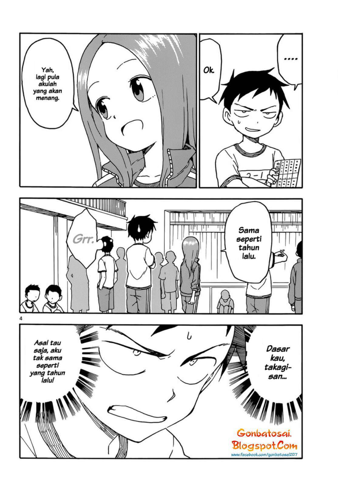 Karakai Jouzu no Takagi-san Chapter 52 Gambar 5