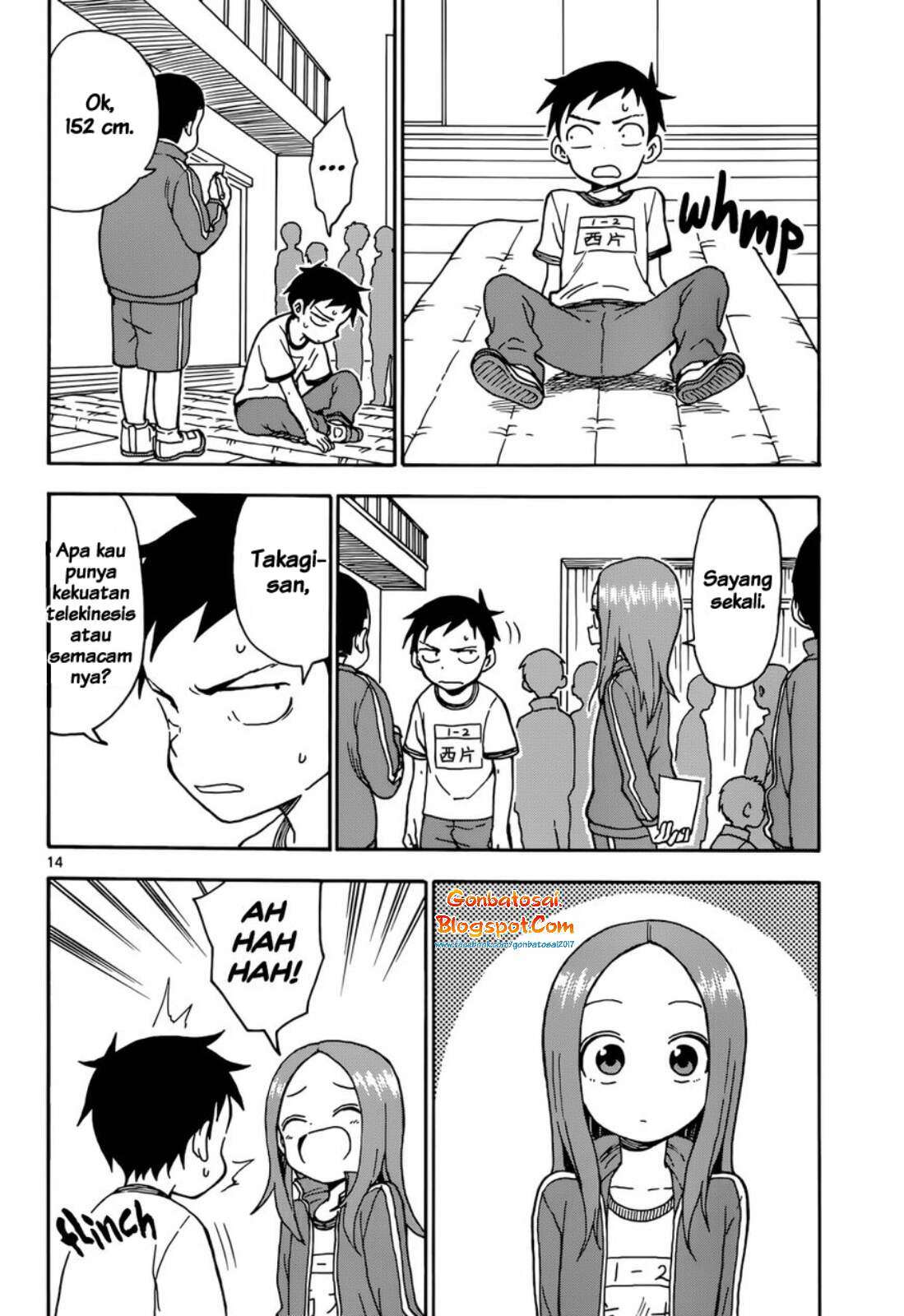 Karakai Jouzu no Takagi-san Chapter 51 Gambar 17