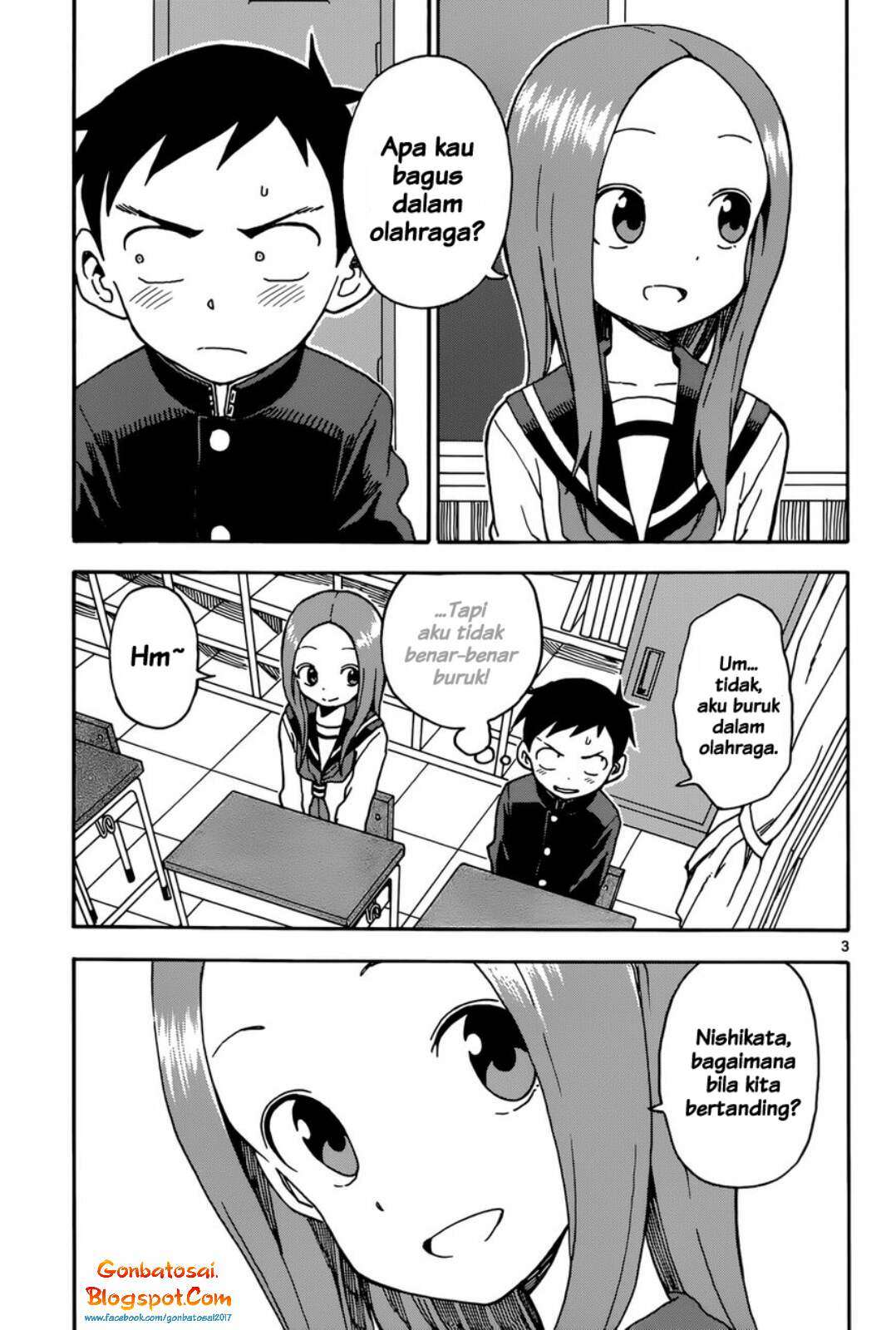 Karakai Jouzu no Takagi-san Chapter 51 Gambar 4