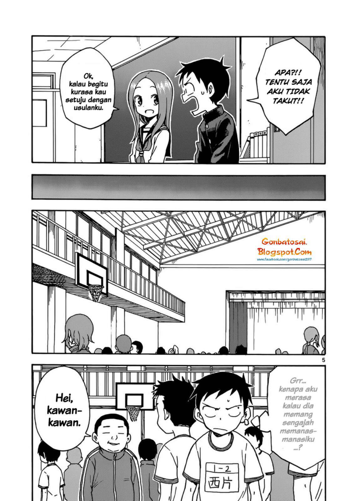 Karakai Jouzu no Takagi-san Chapter 51 Gambar 6