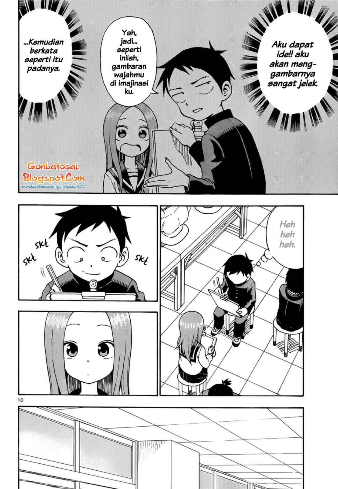 Karakai Jouzu no Takagi-san Chapter 50 Gambar 11